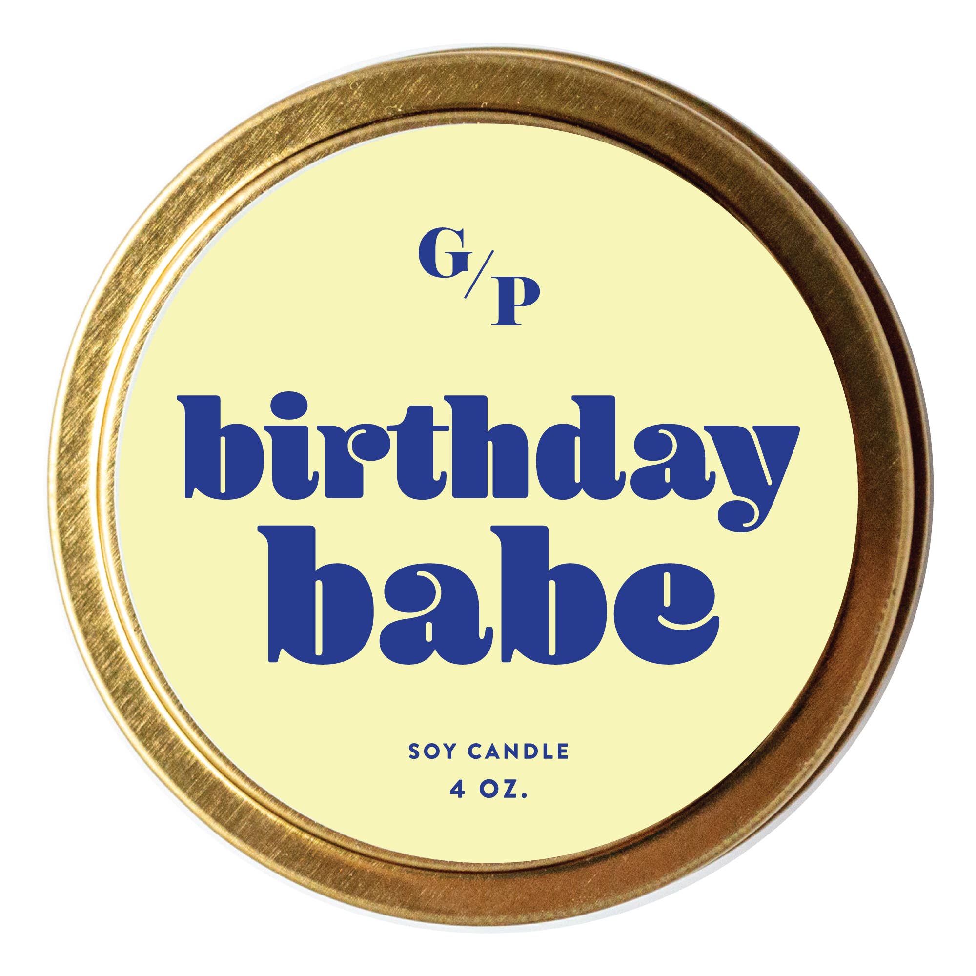 GP Candle Co. - Birthday Babe Just Because 4 oz. Candle Tin