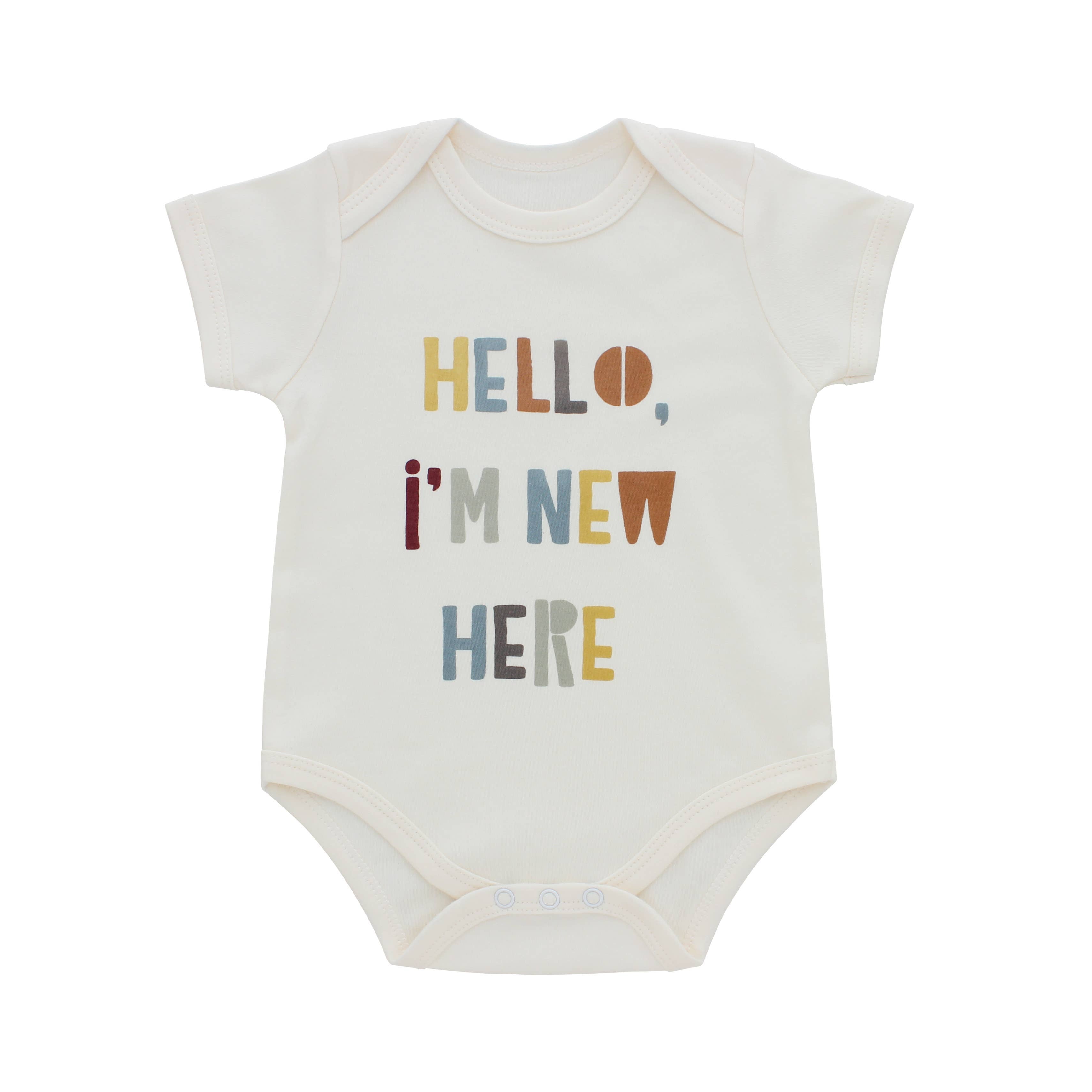 Hello I'm New Here Newborn Baby
