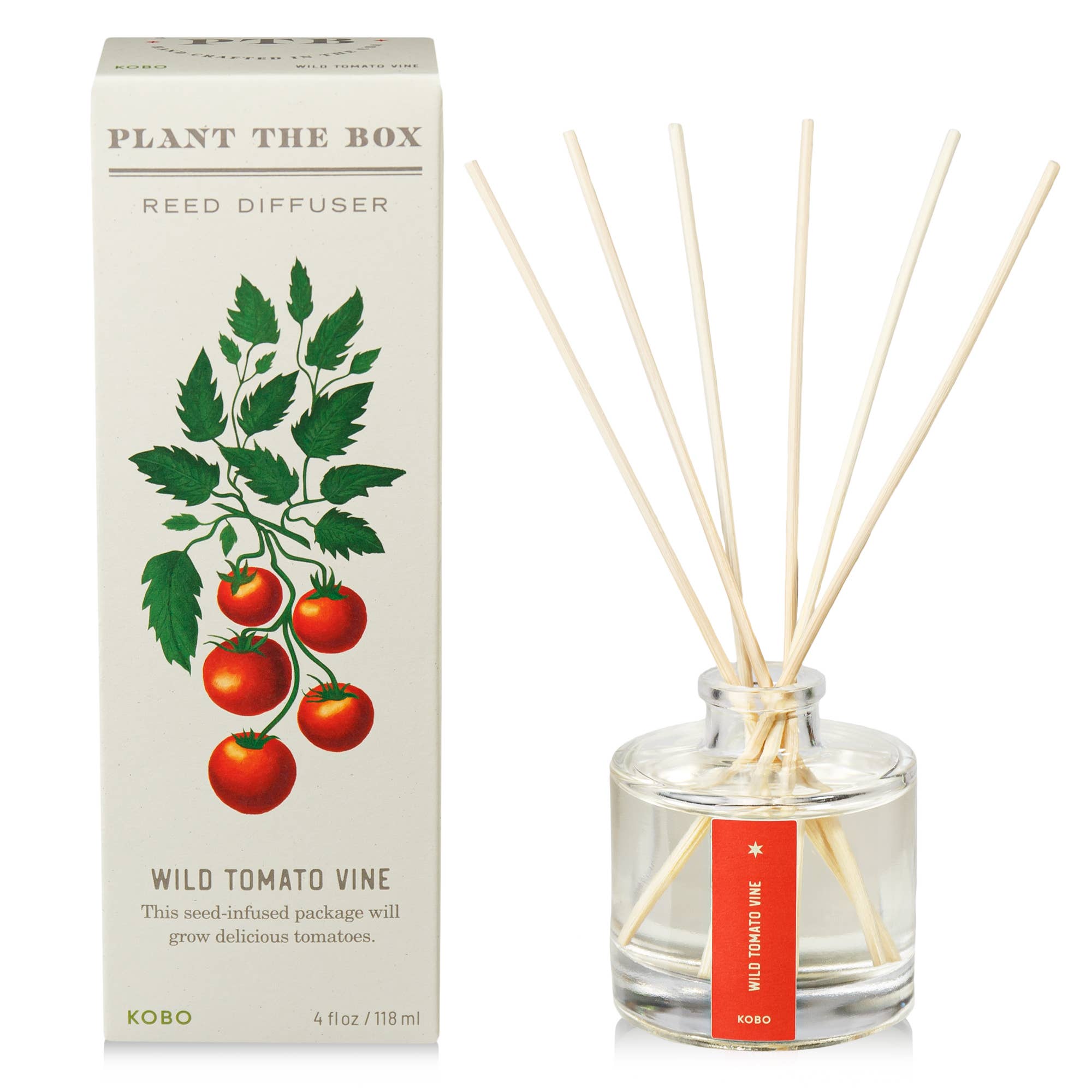KOBO - Wild Tomato Vine - Plant the Box Diffuser - 4oz