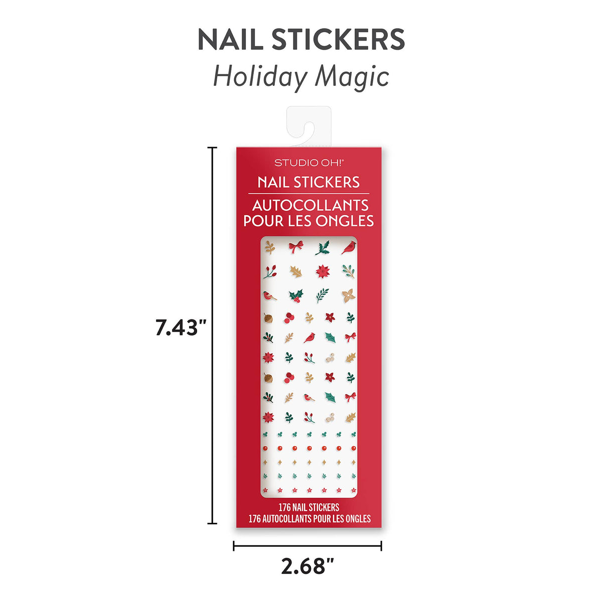 Studio Oh! - Christmas Holiday Magic Nail Stickers