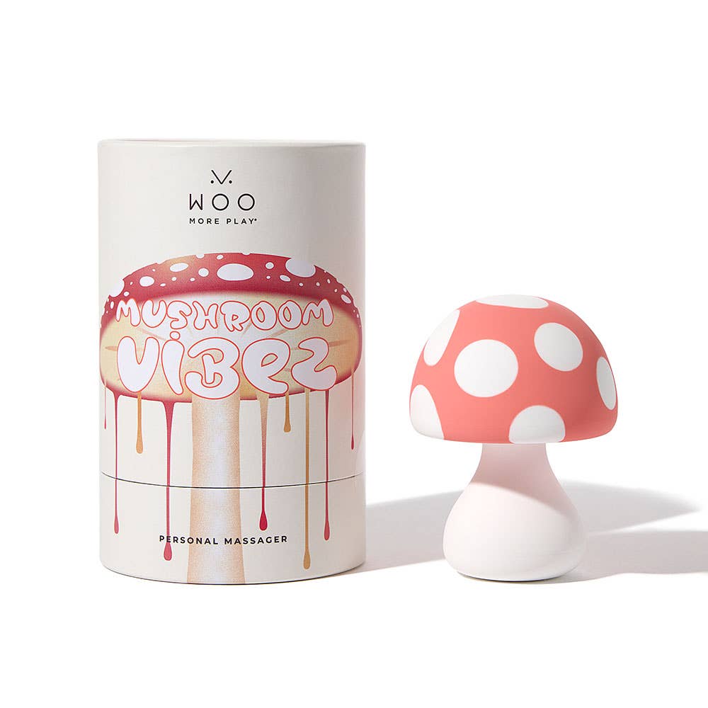 Woo More Play - Mushroom Vibez - External, Beginner-Friendly Vibrator