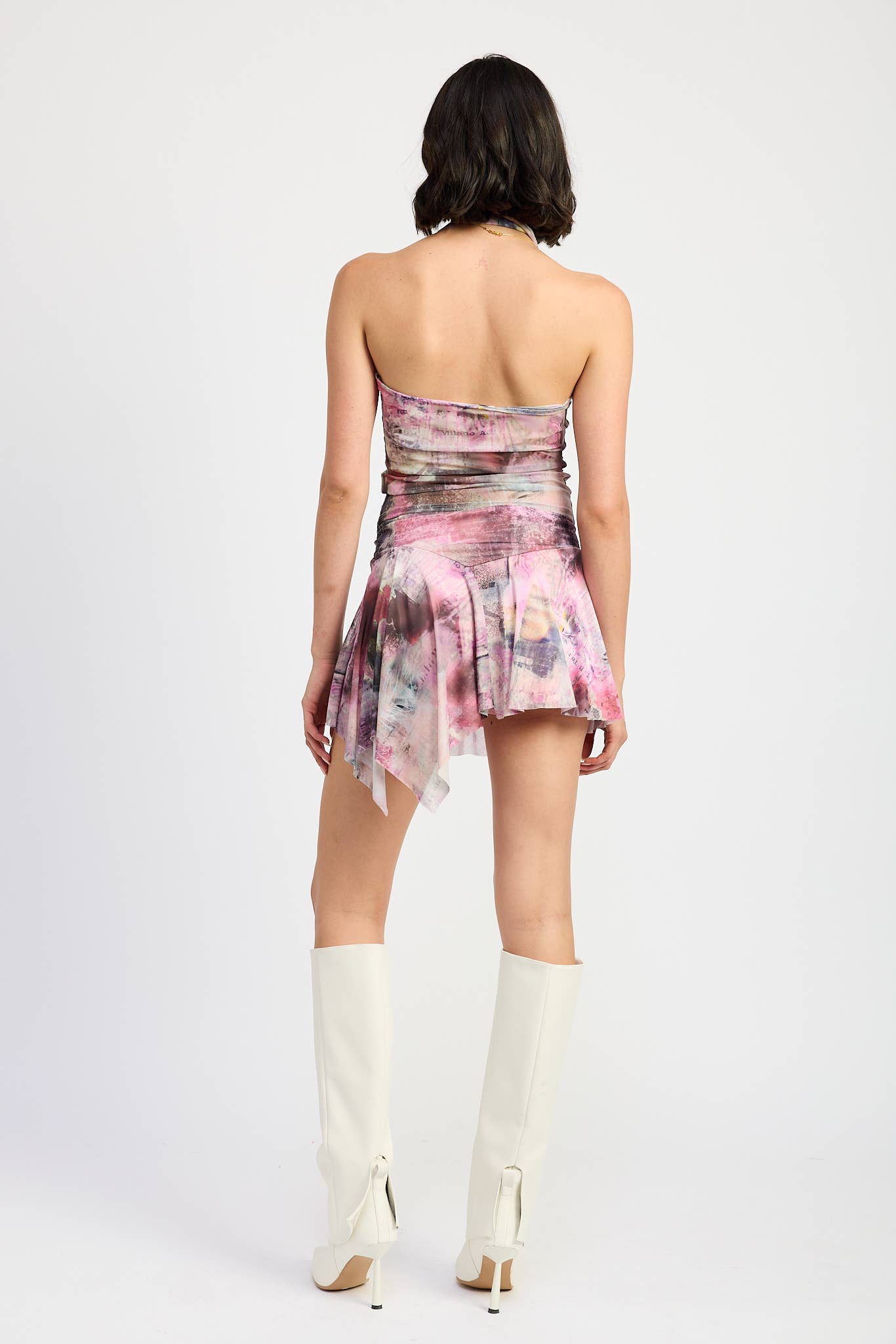 Emory Park - ASYMMETRICAL SHARKBITE HEM MINI SKIRT