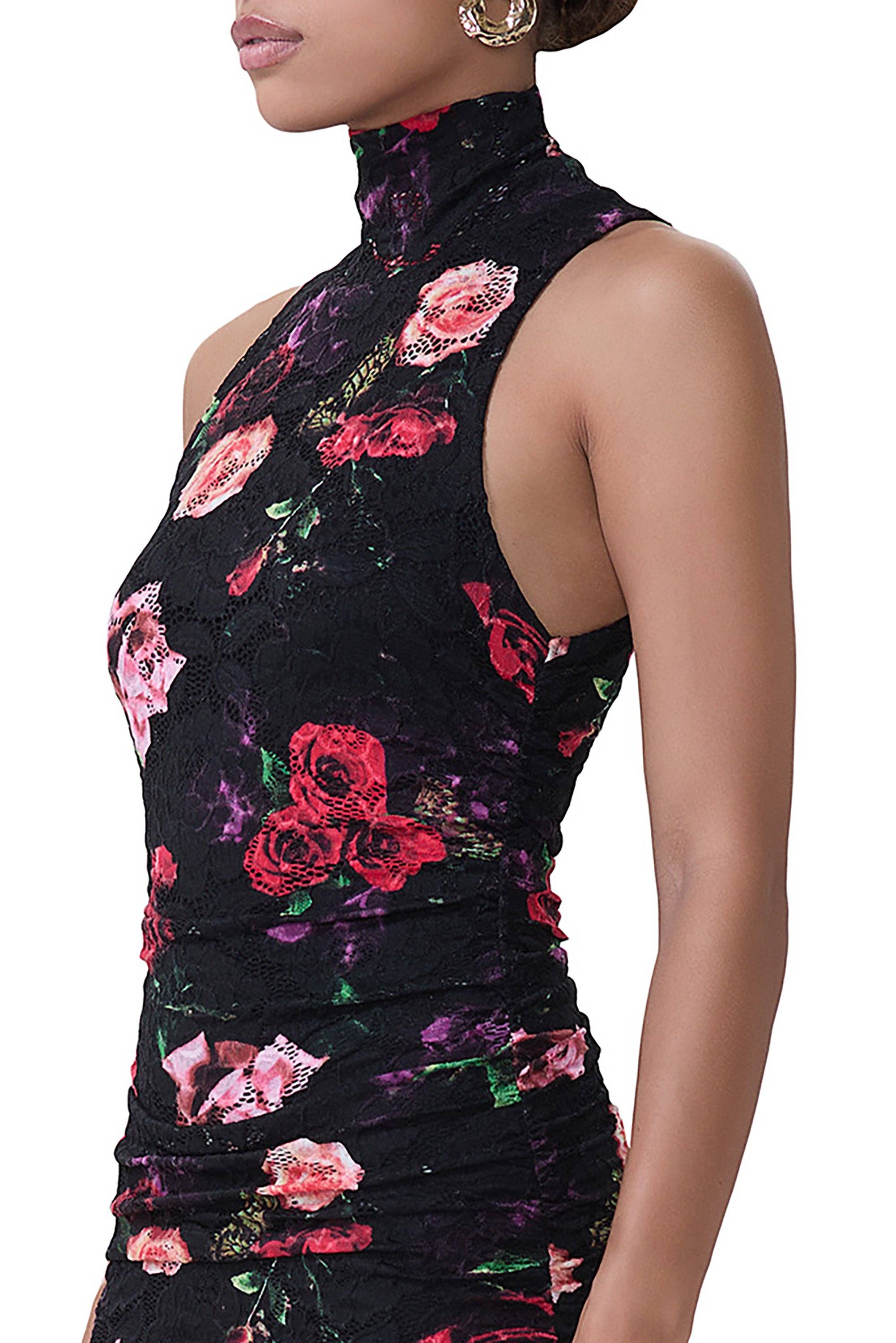 AFRM - Fiorella Crochet Lace Dress - Mixed Rose