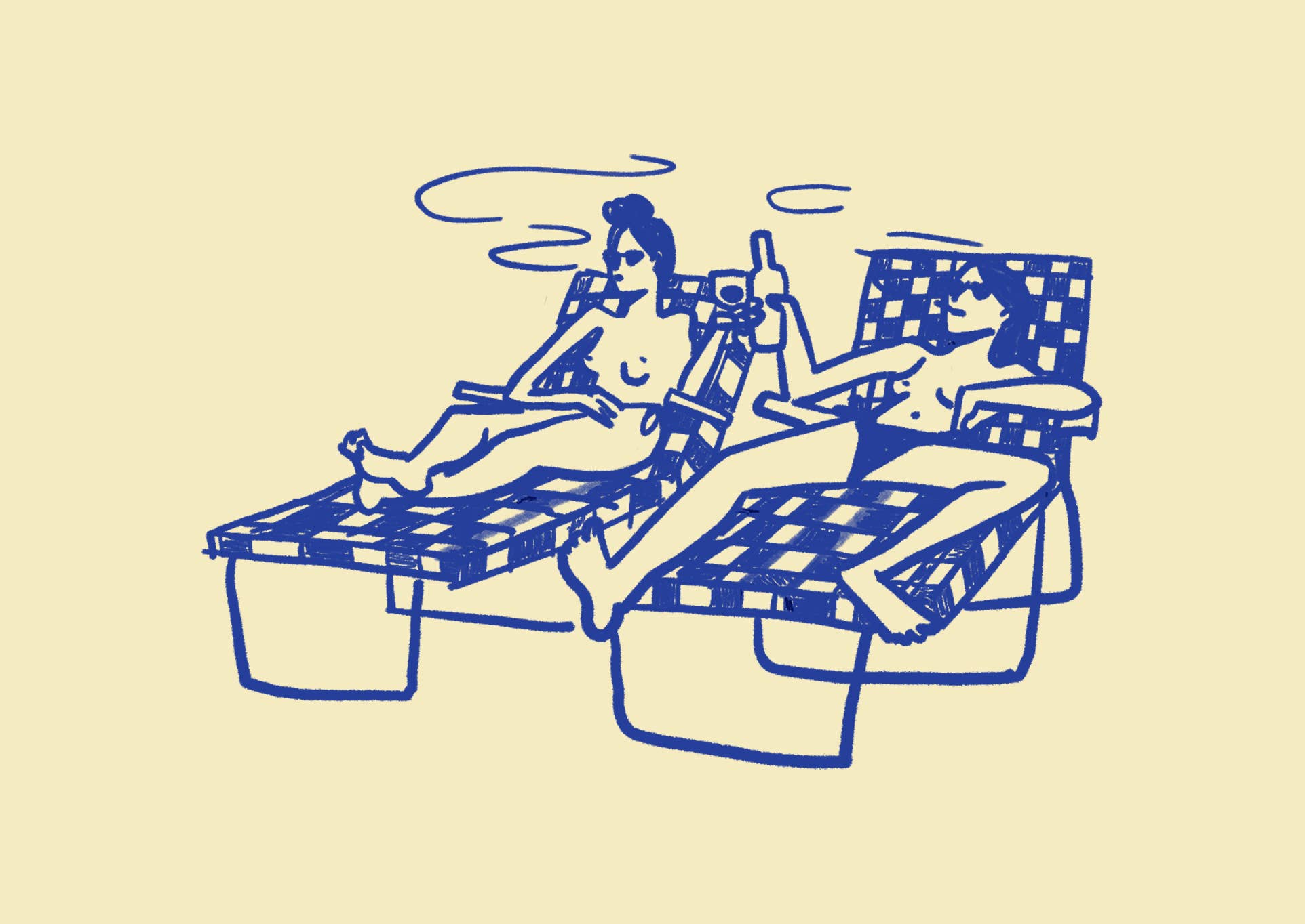 Tumbleweed Design Studio - Swim Club Minimal Art Print