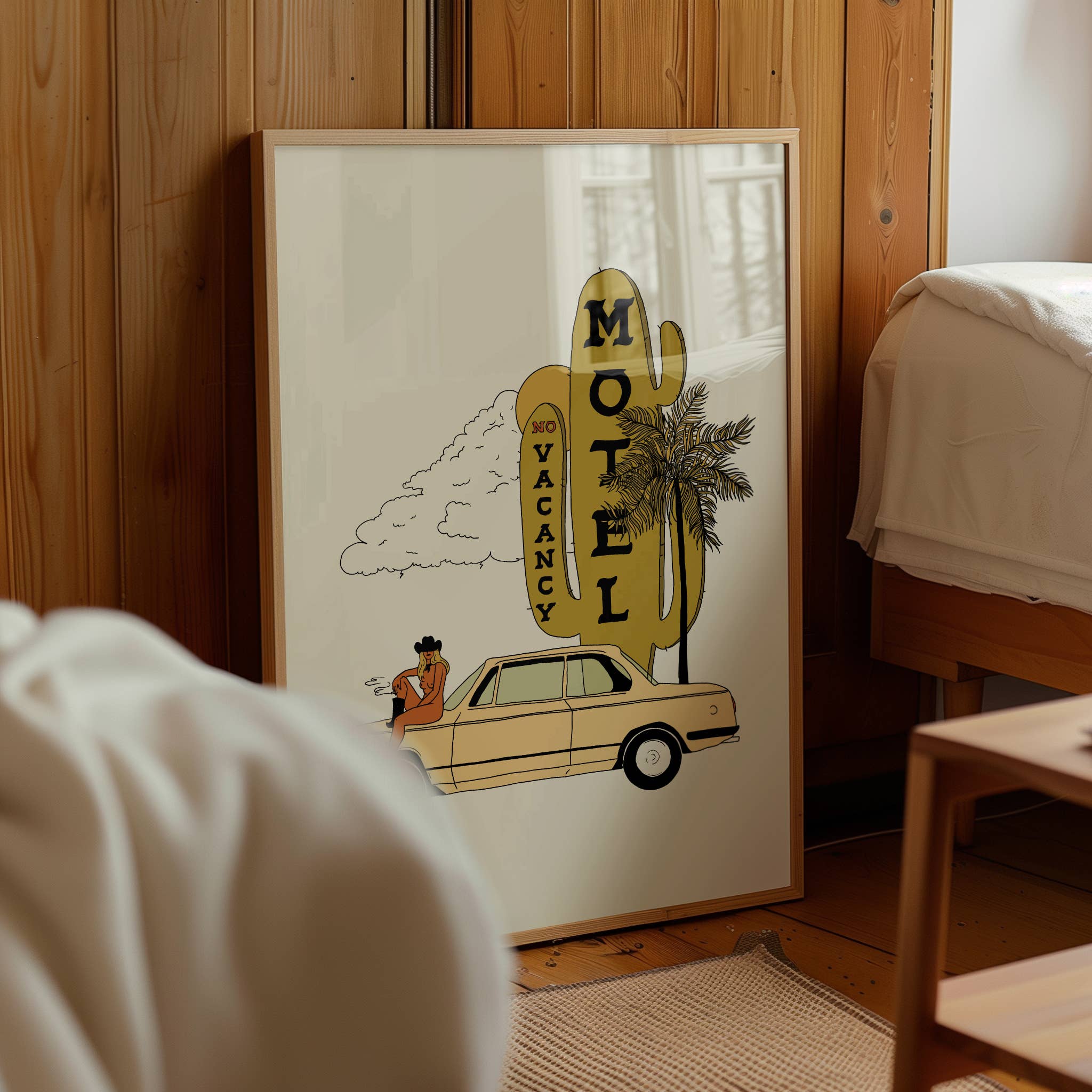 Tumbleweed Design Studio - No Vacancy Western Art Print