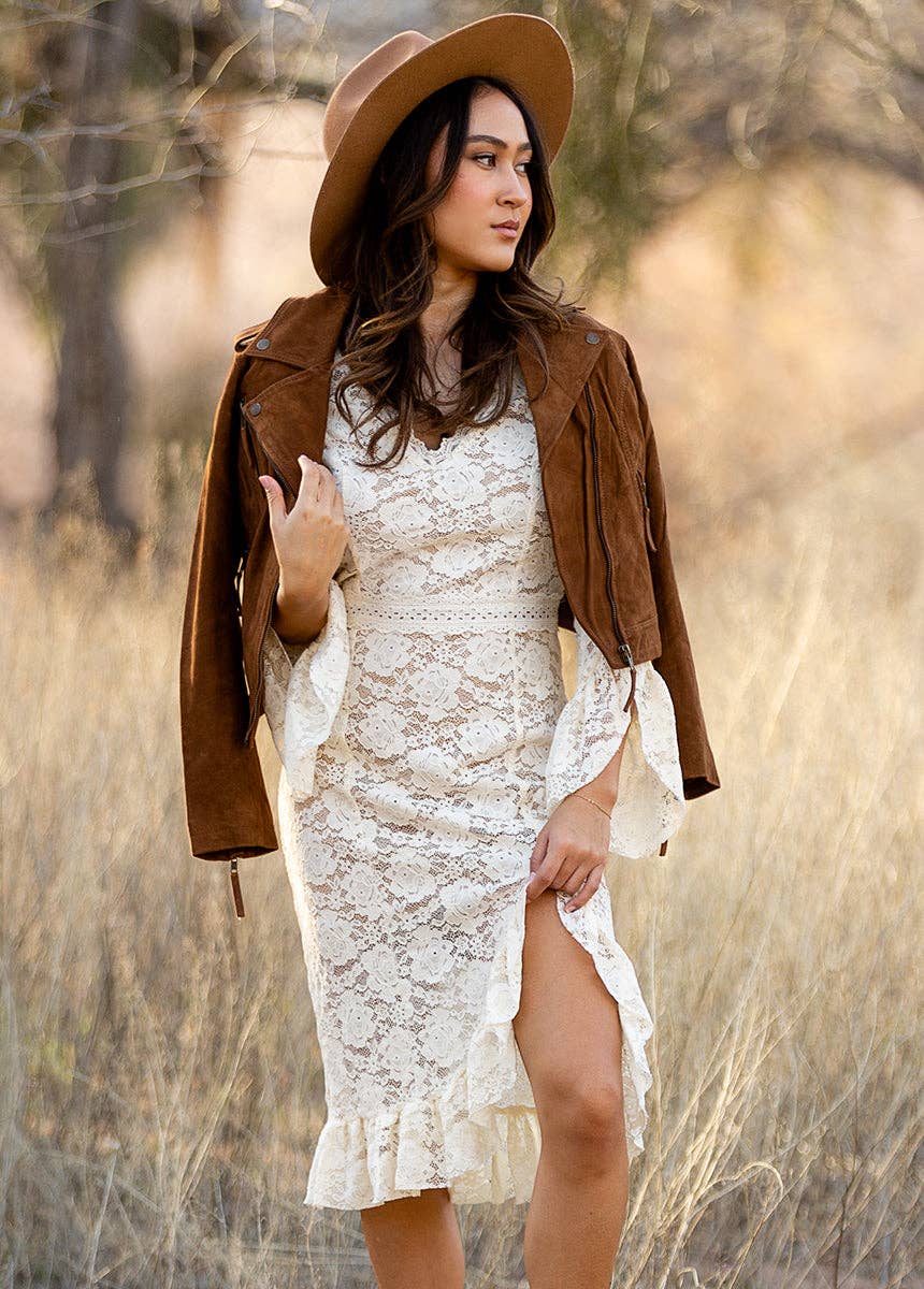 Joyfolie - Women's Zena Dress in Cream