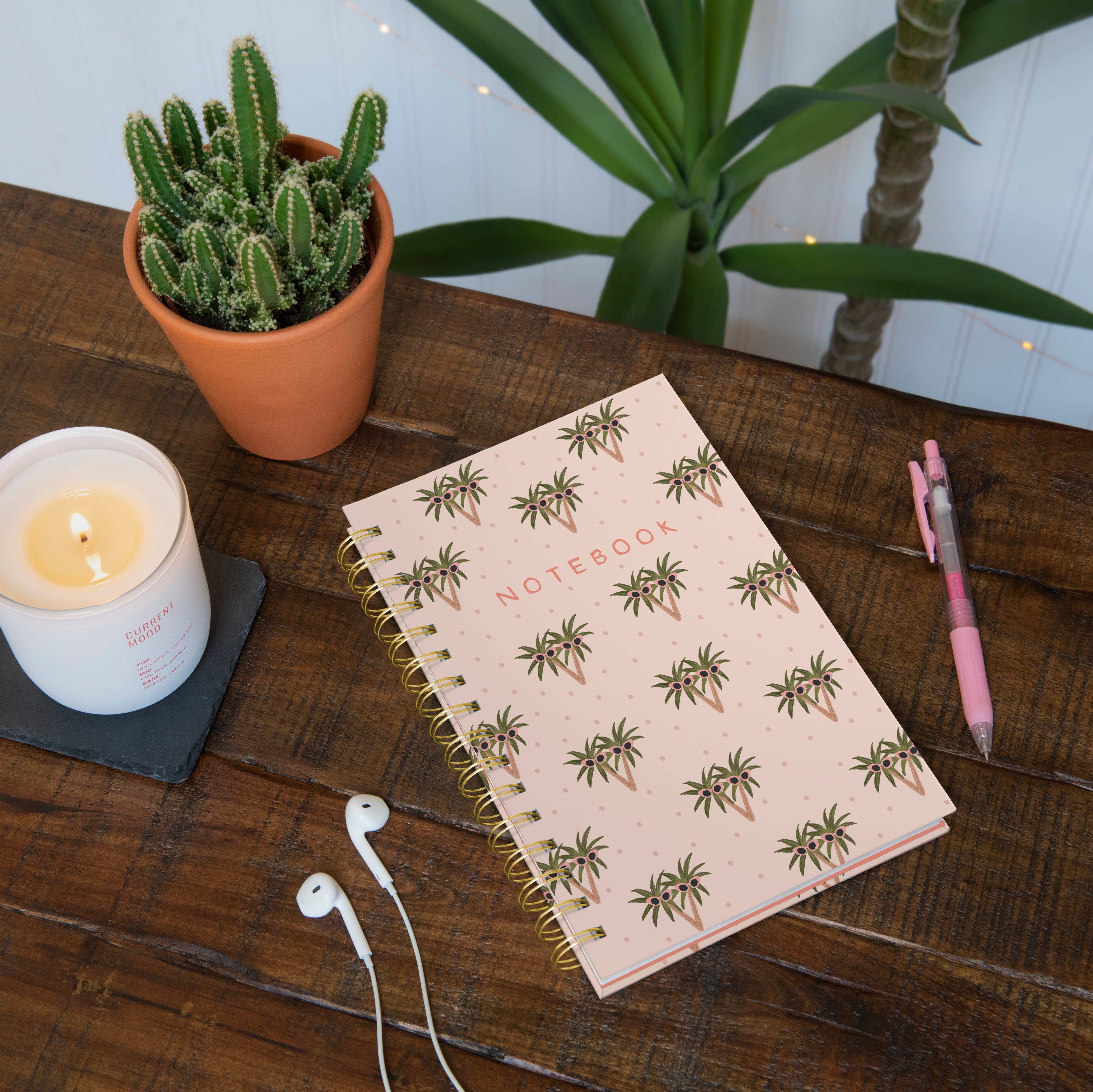 Studio Oh! - Spiral Notebook Sunny Palms
