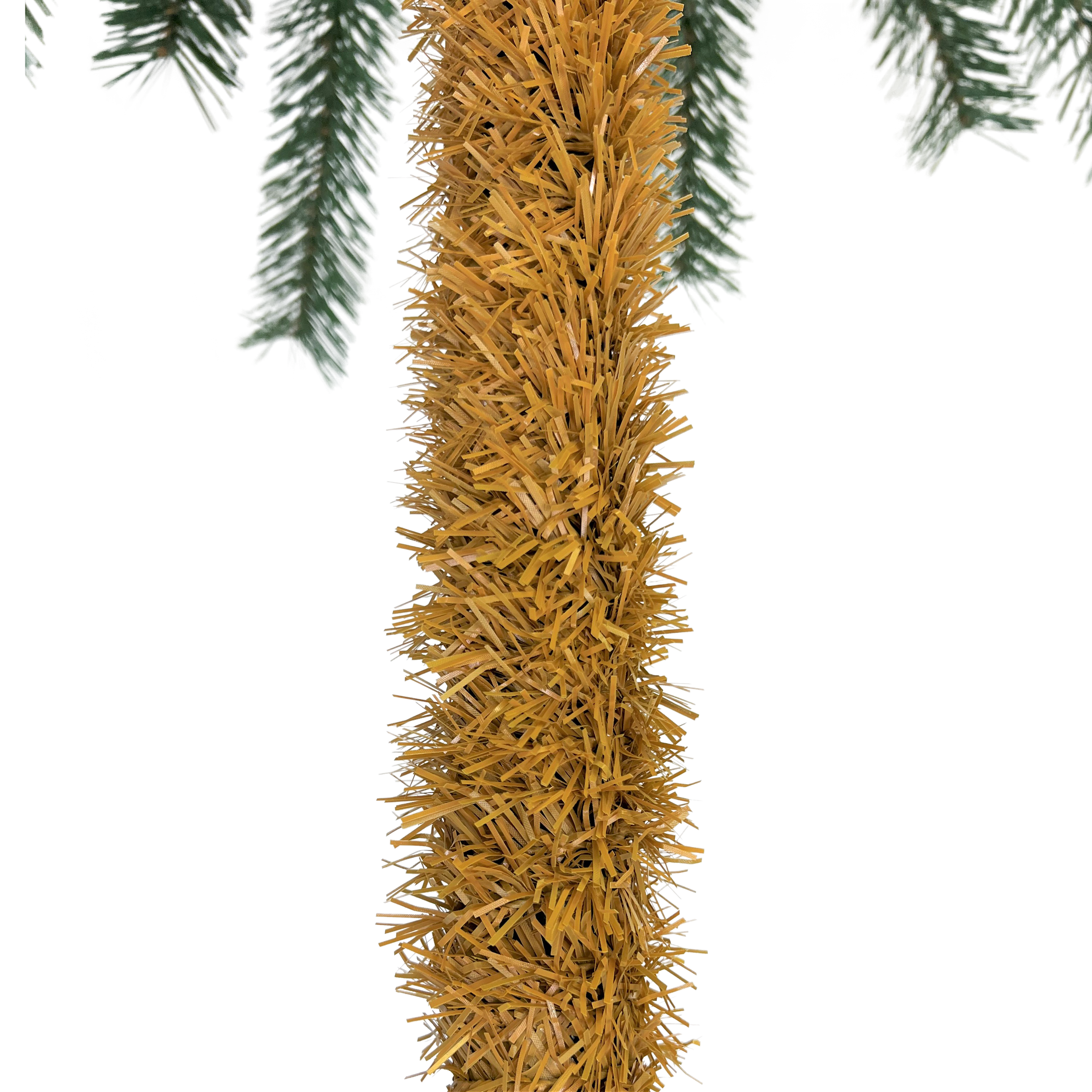 7 Foot Tall Pre-lit Palm Christmas Tree with Sand Colored Skirt & 100 White LED Lights