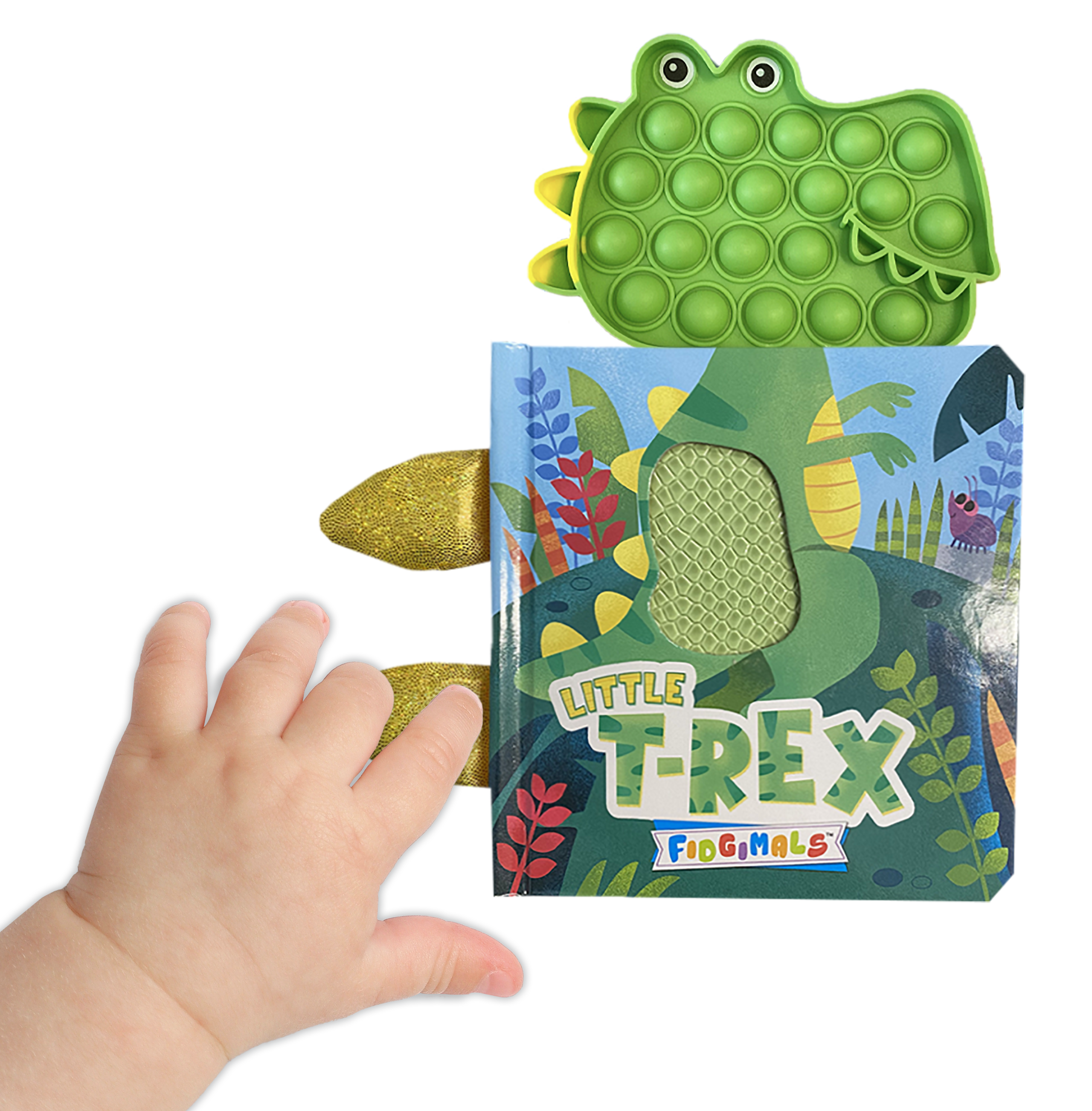 Little Hippo Books - Little T-Rex - Your Sensory Fidget Friend