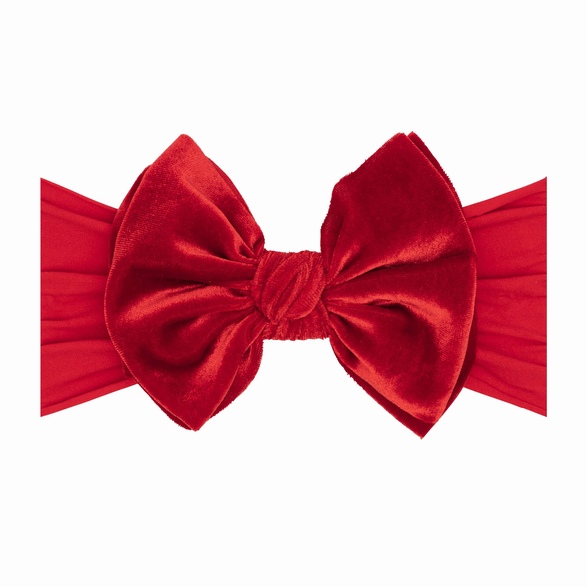 Baby Bling Bows - Baby Bling® Velvet FAB® soft nylon headband with velvet bow