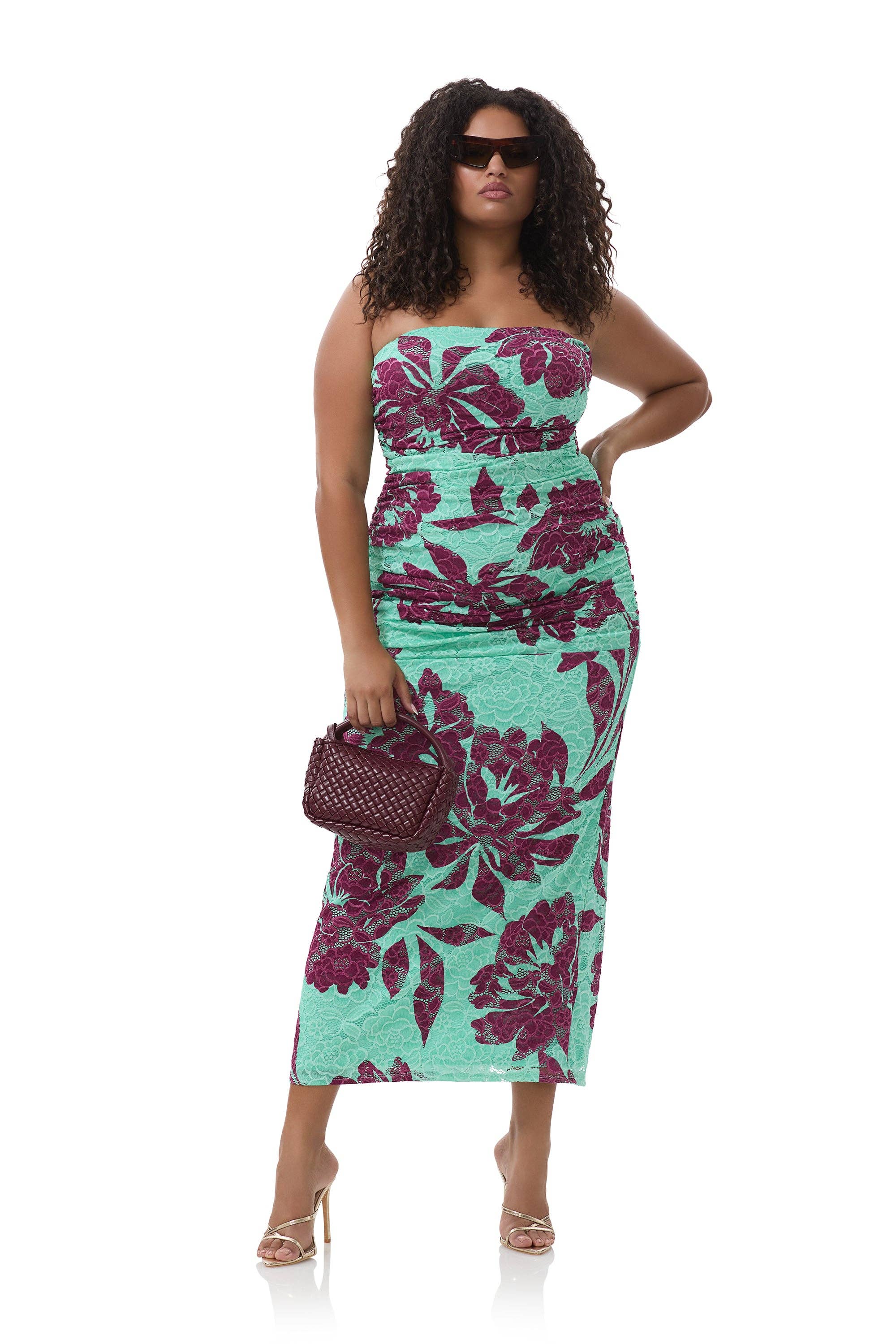 AFRM - Marlo Dress - Aqua Tropical