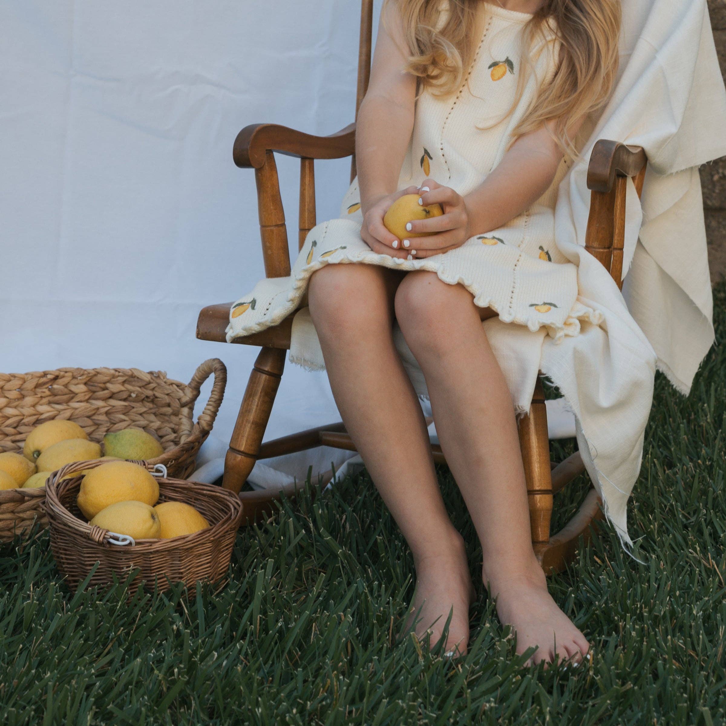 Forever French Baby - Knit Dress | Lemon