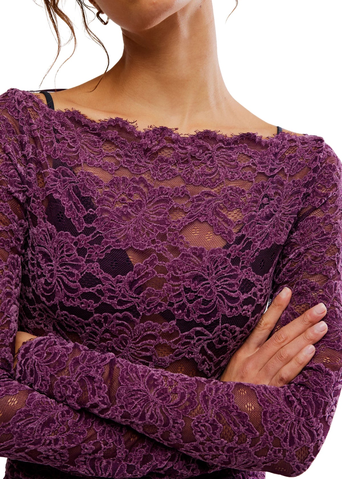 RAISING EYEBROWS LACE TOP