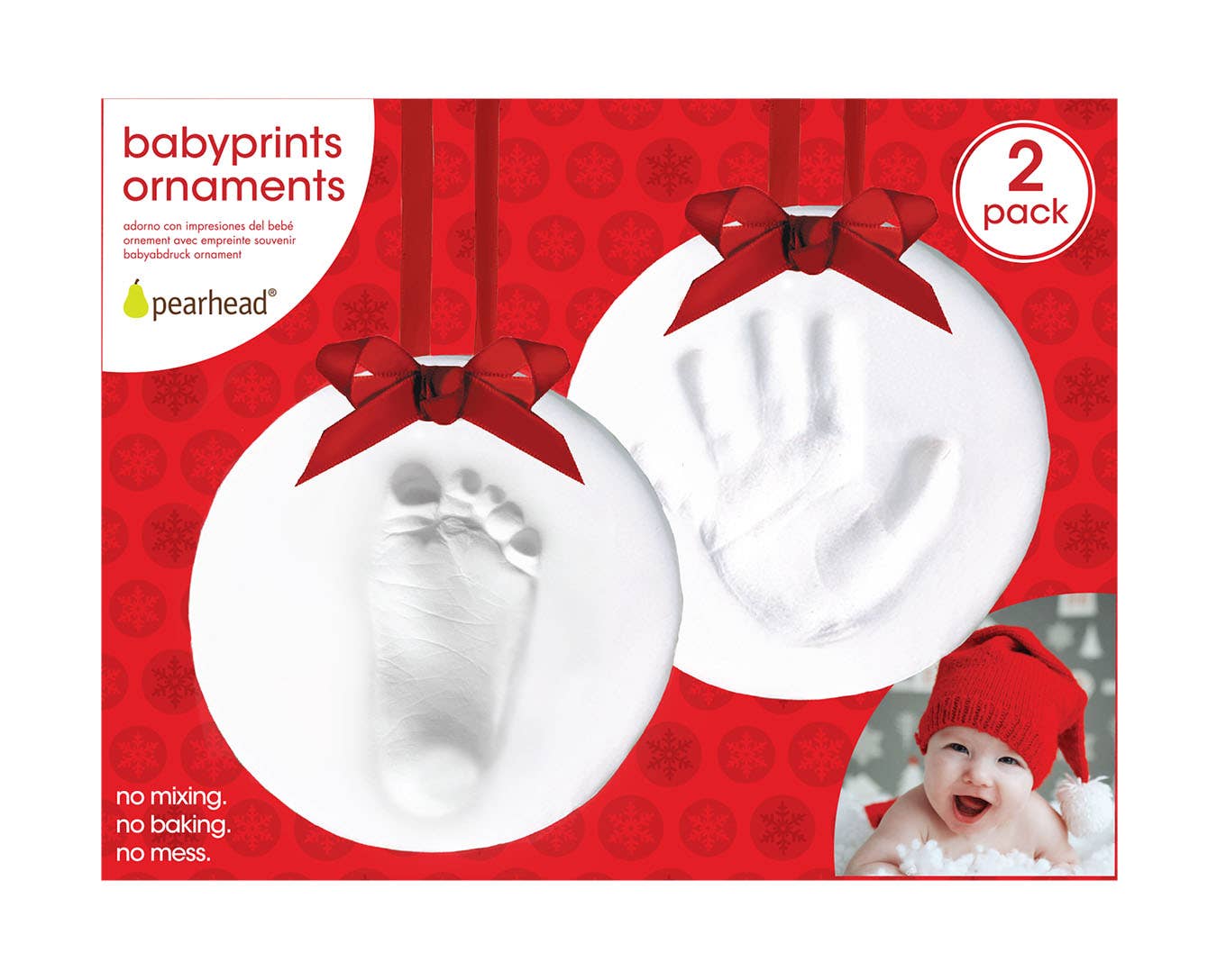 Pearhead - Babyprints Christmas DIY Keepsake Ornament