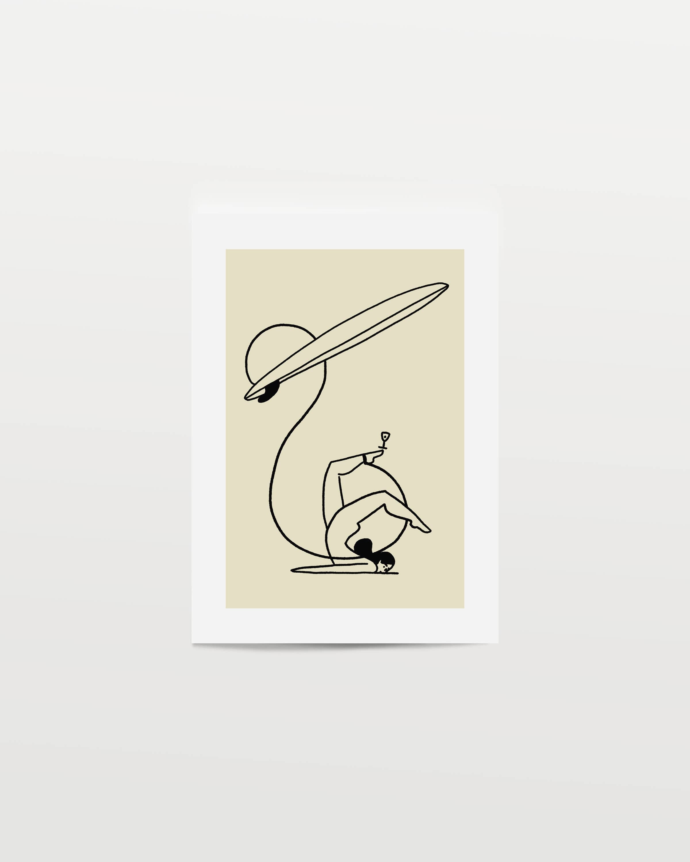 Tumbleweed Design Studio - Surf & Wine Coastal Minimal Wall Art