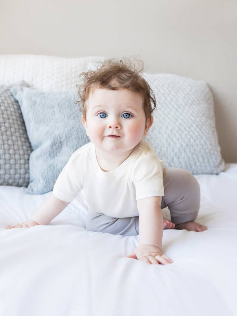 Colored Organics - Organic Baby and Kids Classic Crew Neck Tee - Natural
