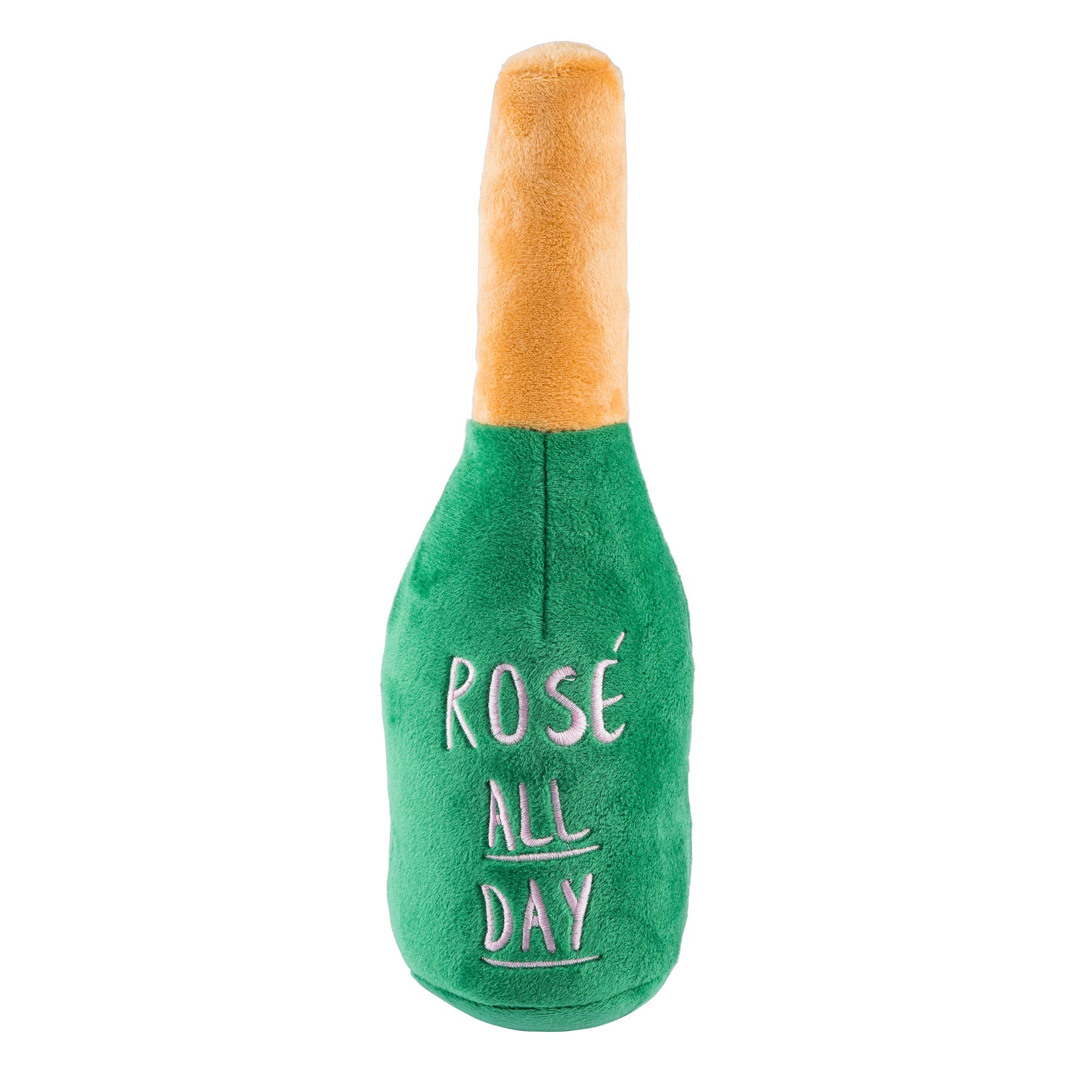 Haute Diggity Dog - Woof Clicquot Rose' Champagne Bottle Squeaker Dog Toy