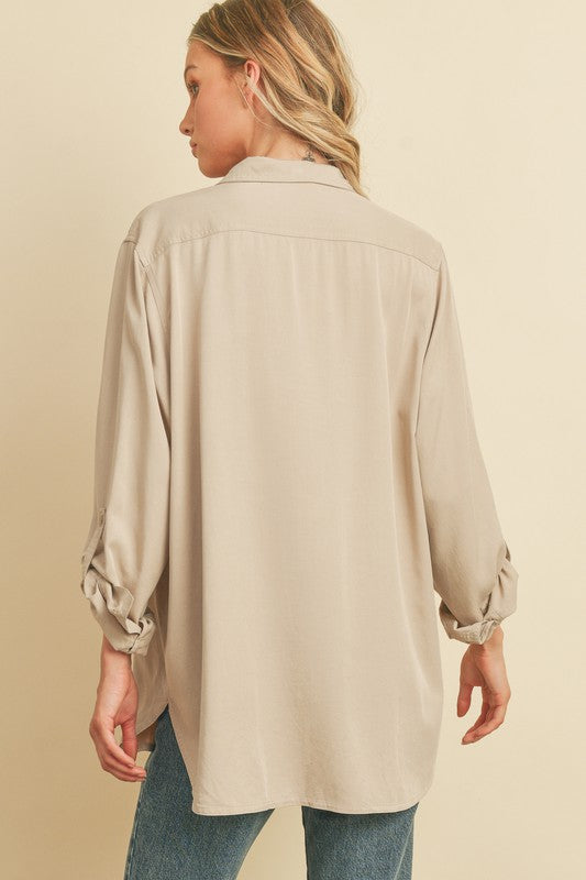 Tencel Oversized Shirt