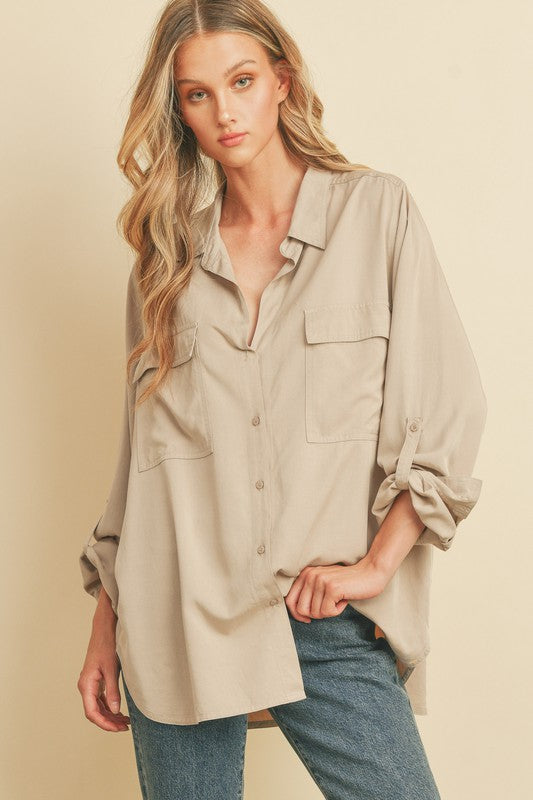 Tencel Oversized Shirt