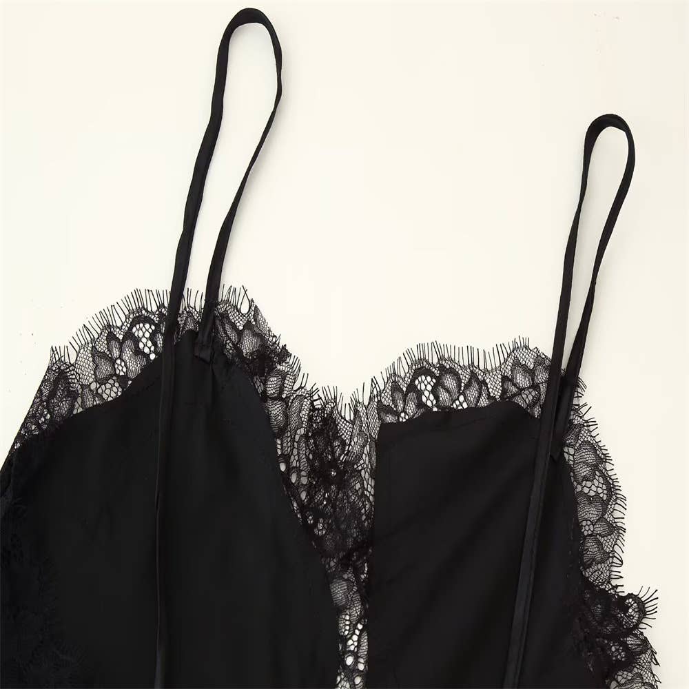 alberalkirk - Lace Trim Camisole Top Women Multiple Colors N5A411