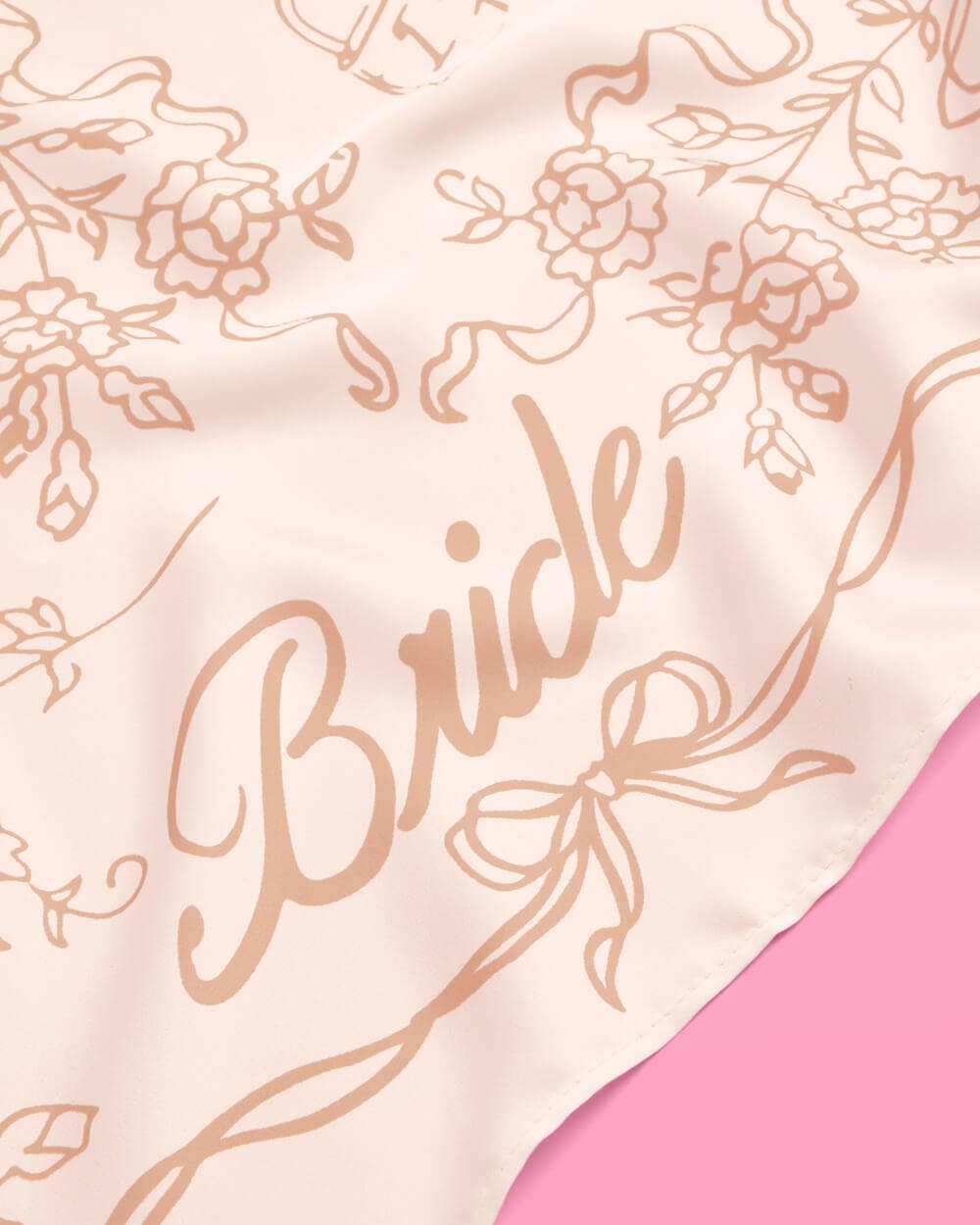 xo, Fetti - Xo, Fetti Tan Bride Head Scarf | bridal, bachelorette, beige