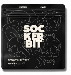 Sockerbit - Spooky Gummy Mix Swedish Candy Bag 8oz -Halloween Collection