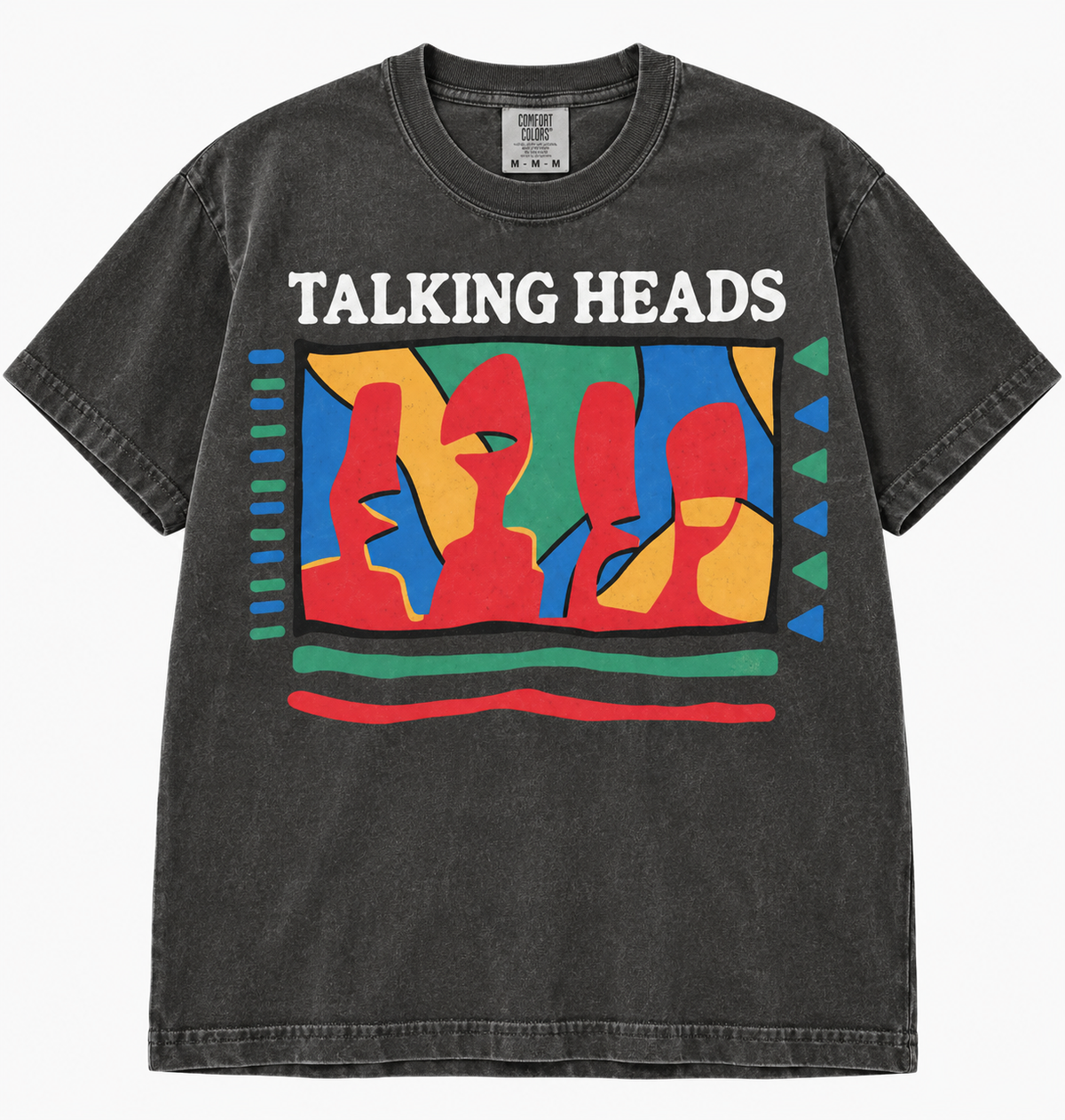 Designcraft LLC - Talking Heads Comfort Colors Shirt, Vintage Retro Music Tee