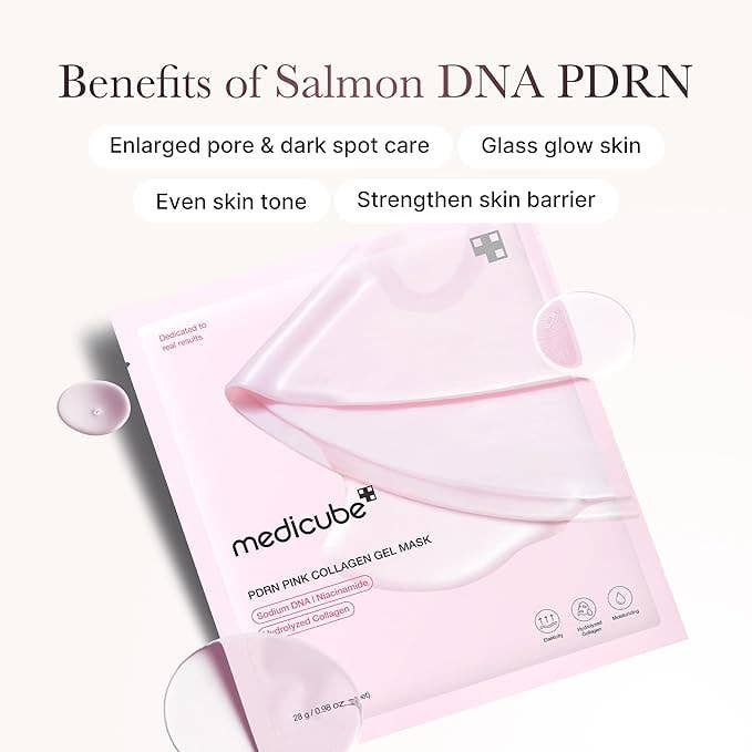 Sol Beauty Lab - Medicube Salmon DNA PDRN pink collagen jelly gel mask