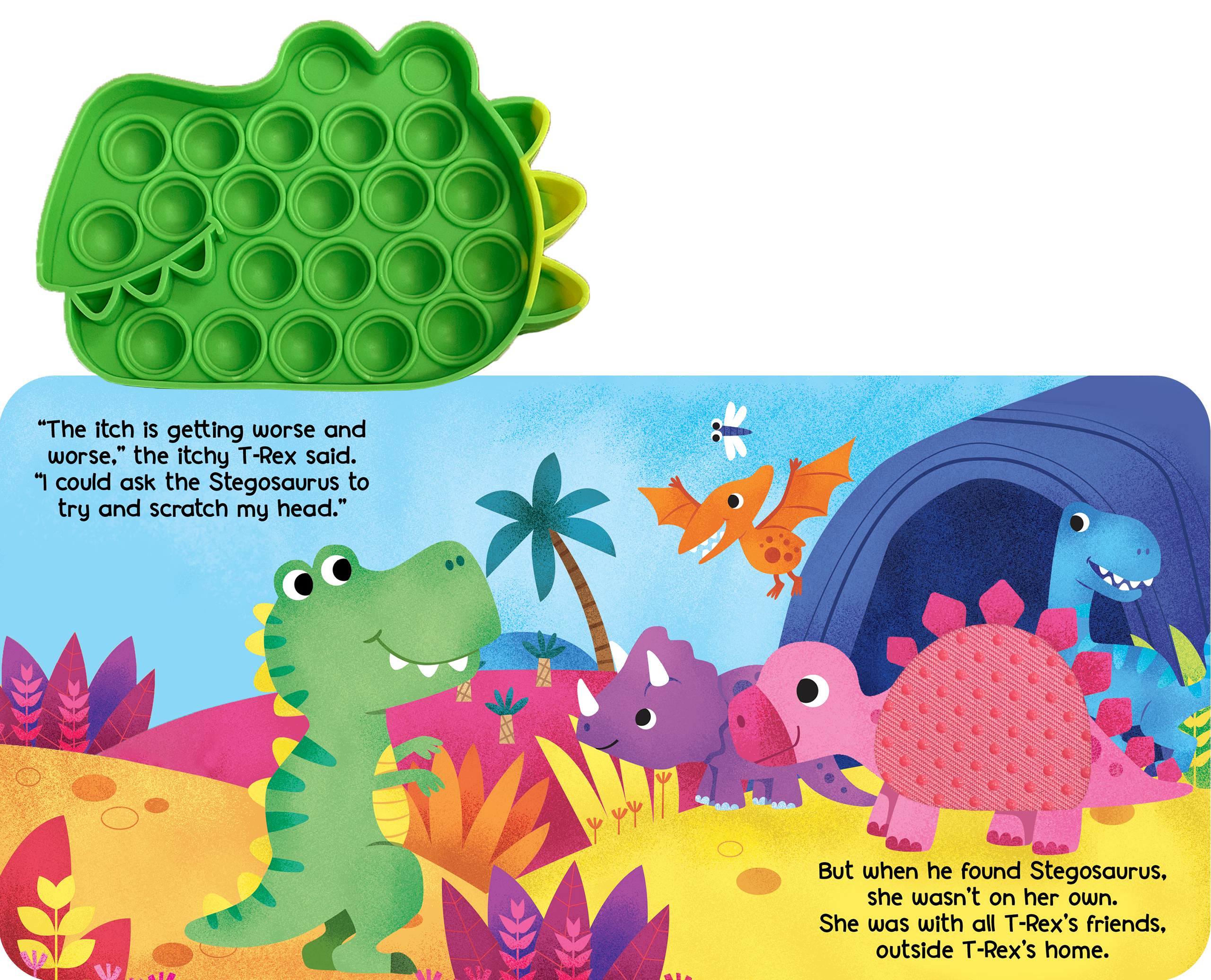 Little Hippo Books - Little T-Rex - Your Sensory Fidget Friend