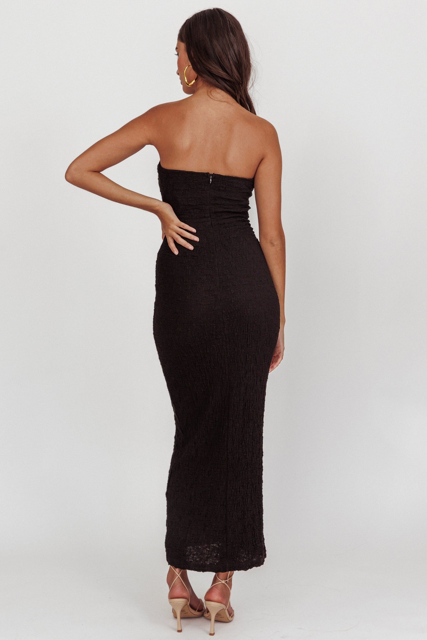 One and Only Collective - SLEEVELESS TUBE TOP WOVEN MAXI DRESS