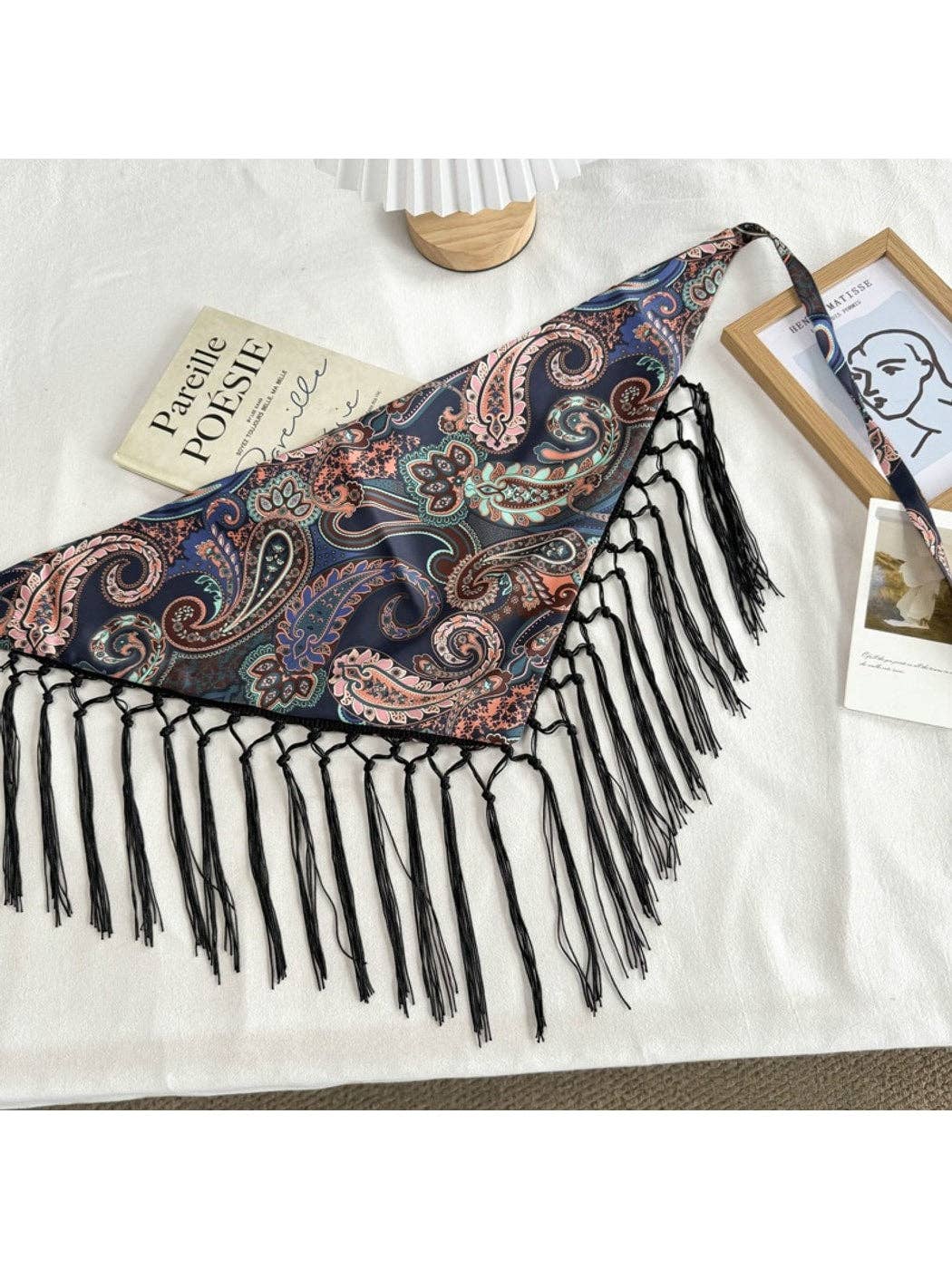 Funkyrel® Atzbranding Limited - Scarvii - Chic Fringed Fashion Triangle Bandana