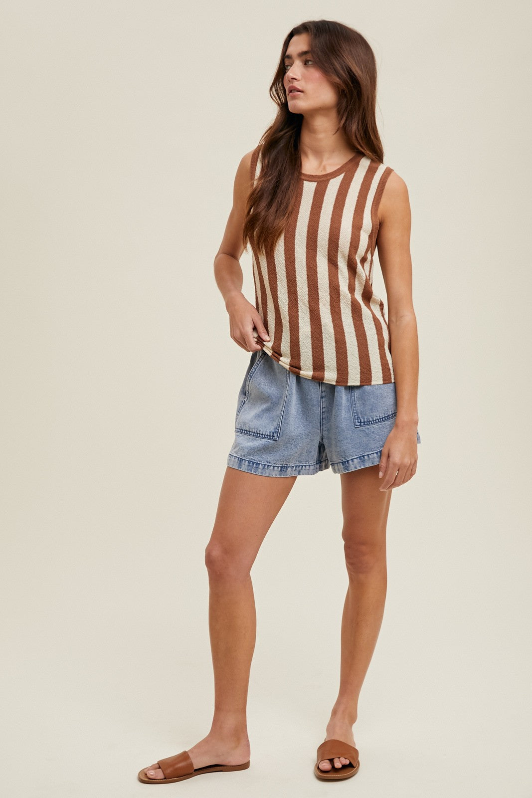 Striped Sweater Tank