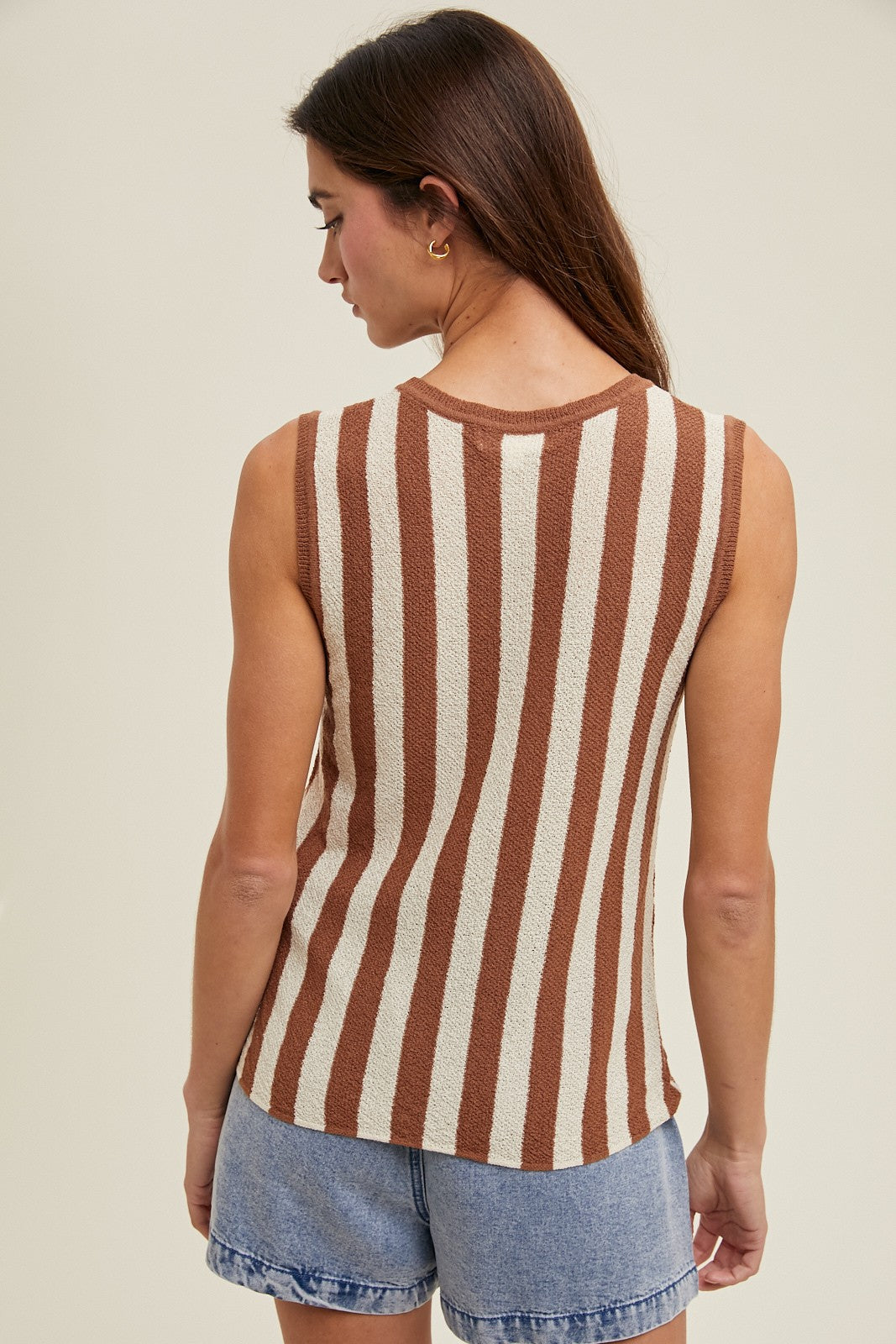 Striped Sweater Tank