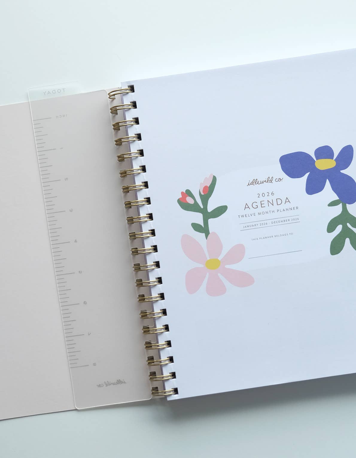 Idlewild Co. - 2026 Fullsize Softcover Planner, Primary Blooms