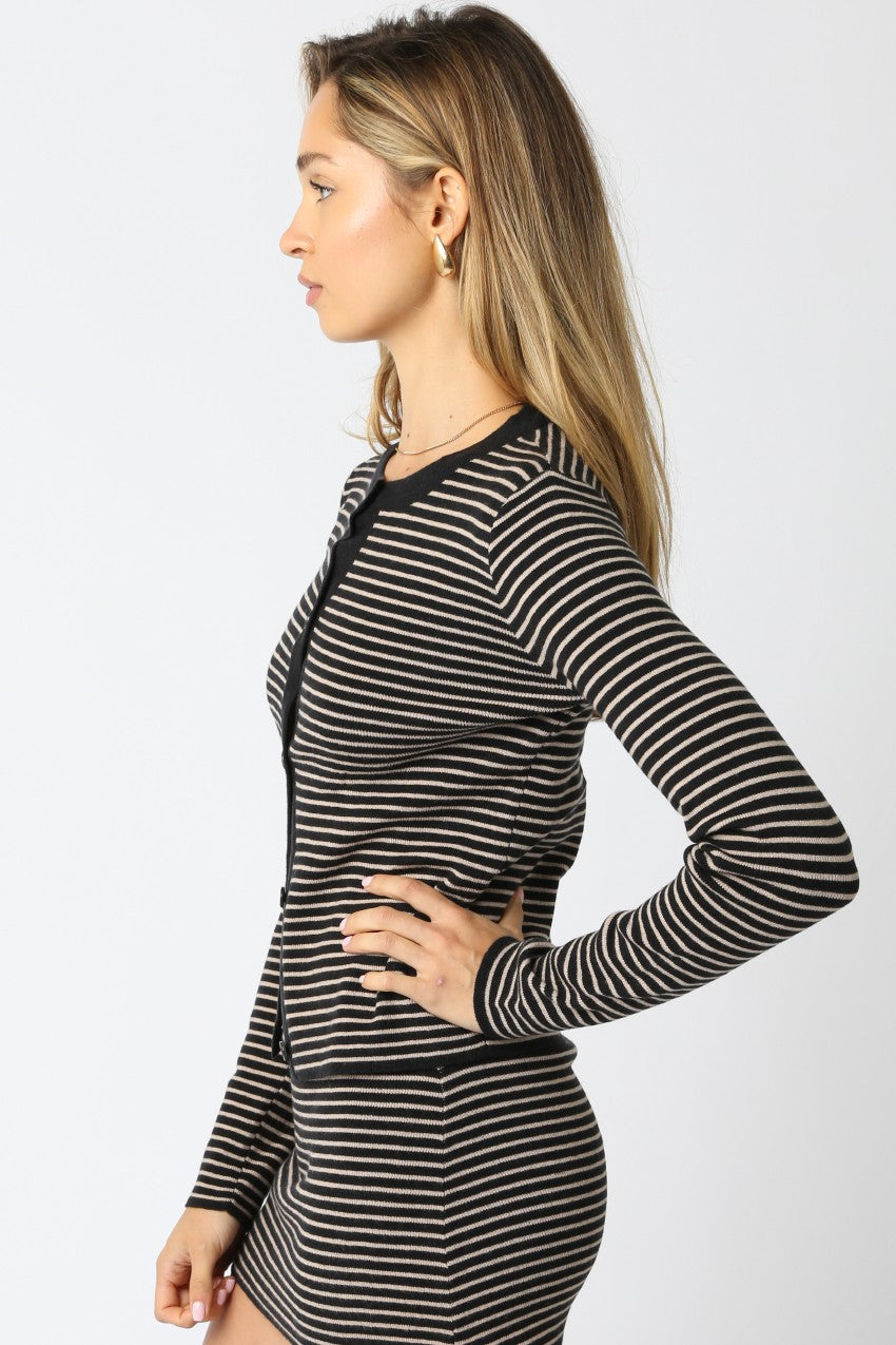 Greta Stripe Knit Top