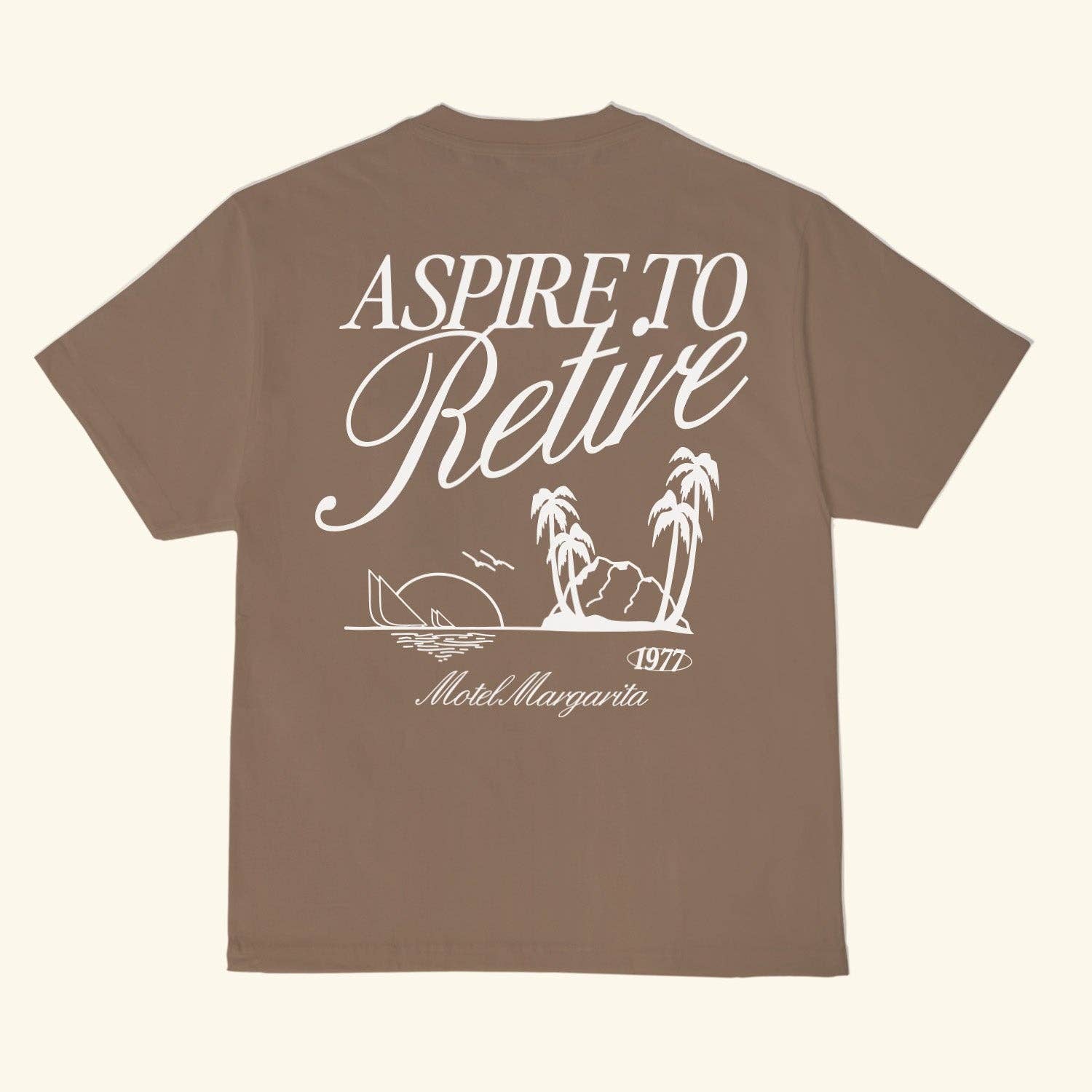 Motel Margarita - Retire Tee - Mocha