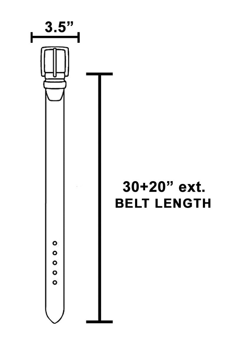 Stone Stud Western Engraved Disc Chain Belt