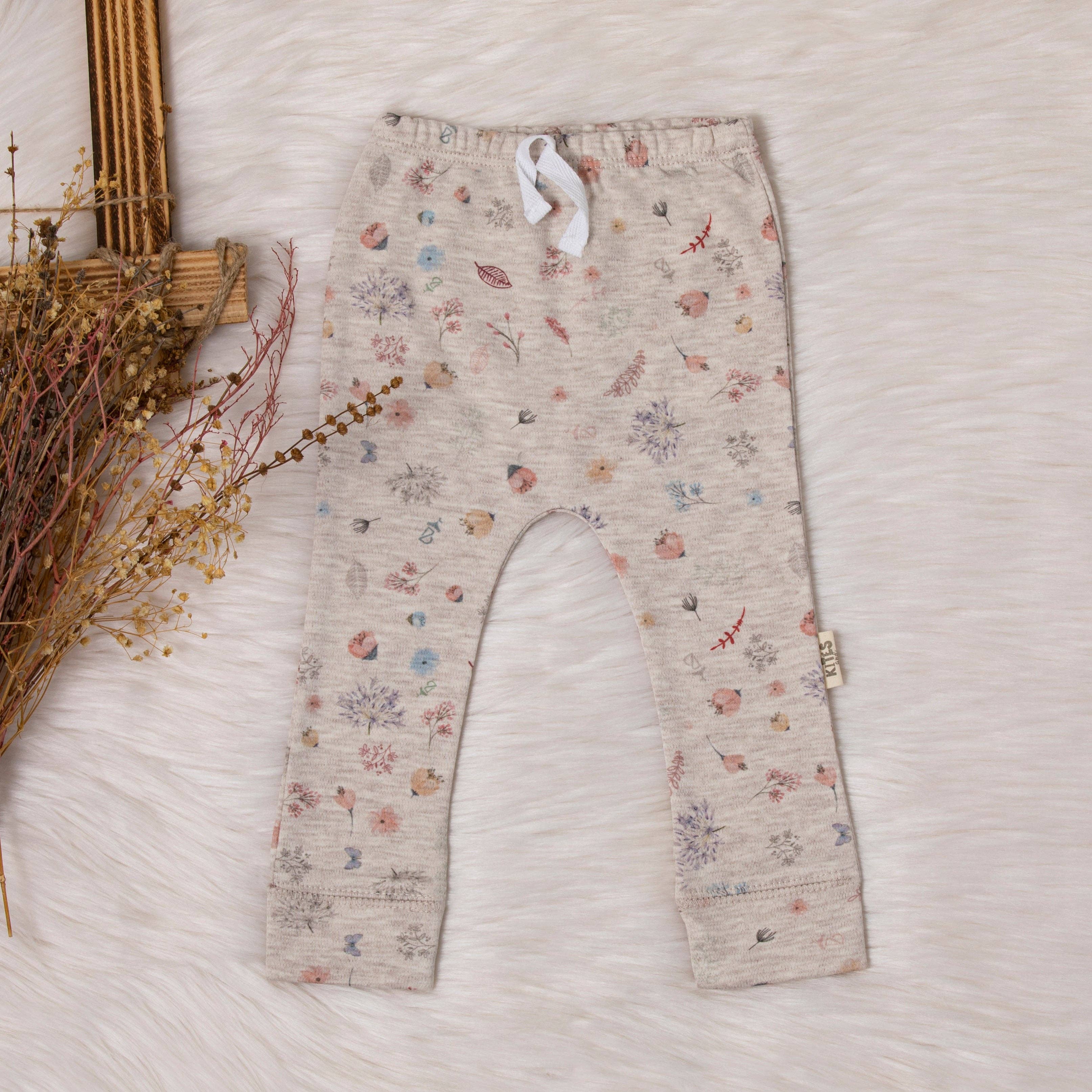 Pants - Nature Themed Beige: 3-6 Months