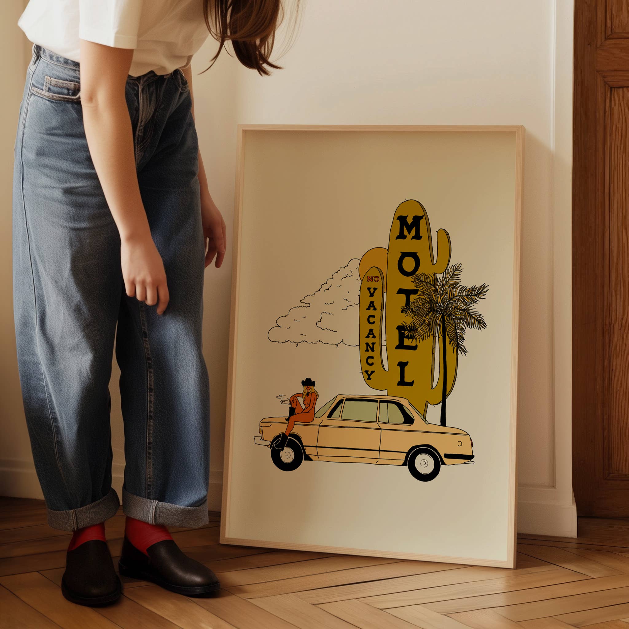 Tumbleweed Design Studio - No Vacancy Western Art Print