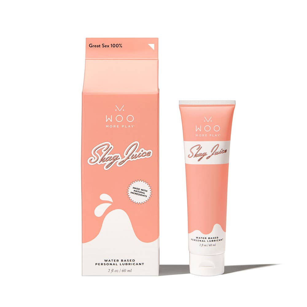 Woo More Play - Shag Juice Personal Lubricant - Water-Based, All-Natural