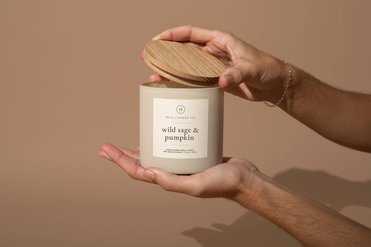 Hico Candle Co. - Wild Sage & Pumpkin - 14oz. Candle