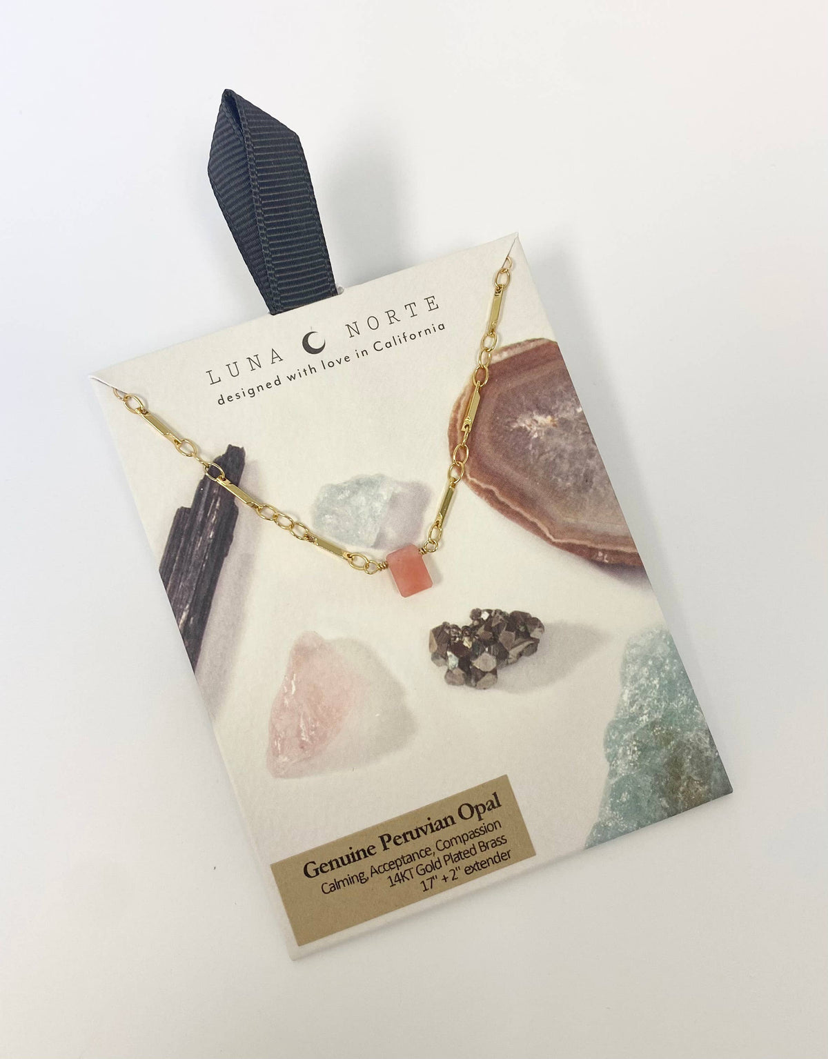 Luna Norte - Prism Gems Birthstone Necklace - October