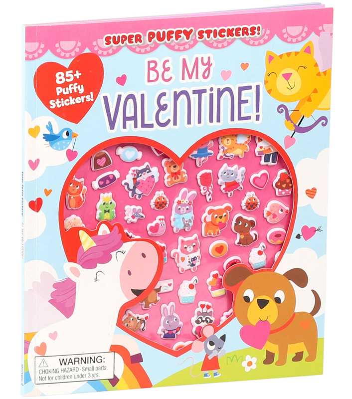 Simon & Schuster - Super Puffy Stickers! Be My Valentine! by