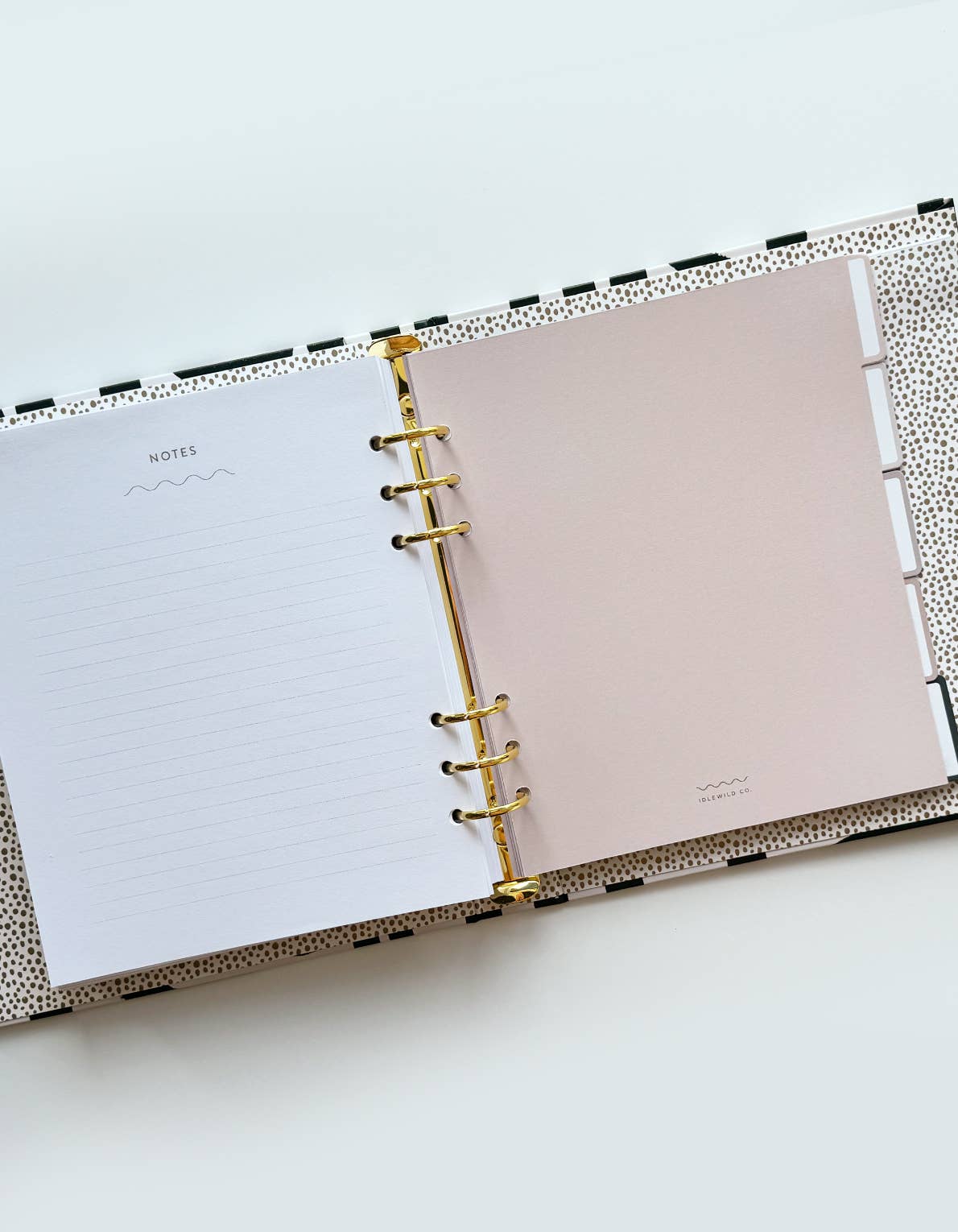 Idlewild Co. - Black & White Squiggle Perpetual Planner, Non Dated