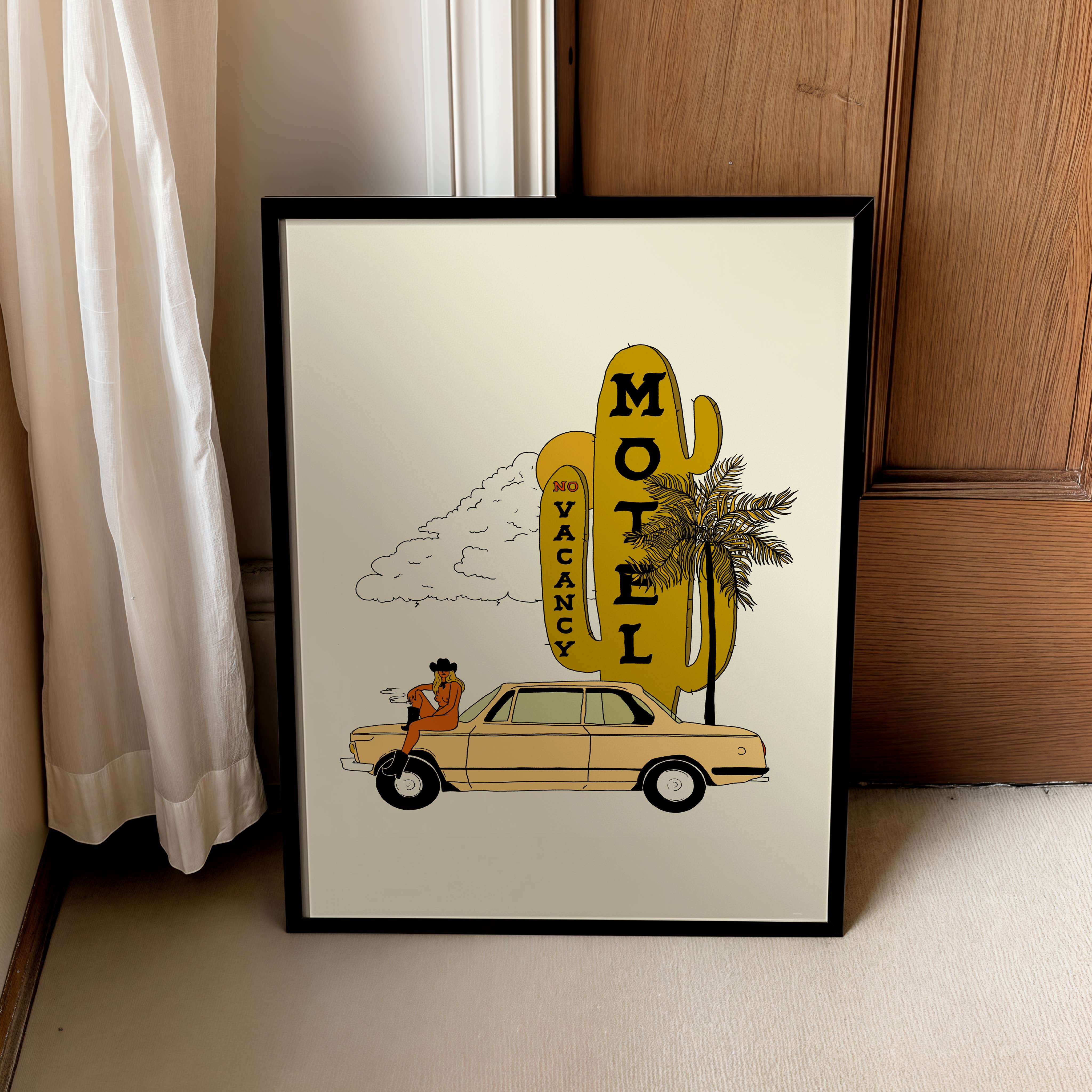 Tumbleweed Design Studio - No Vacancy Western Art Print