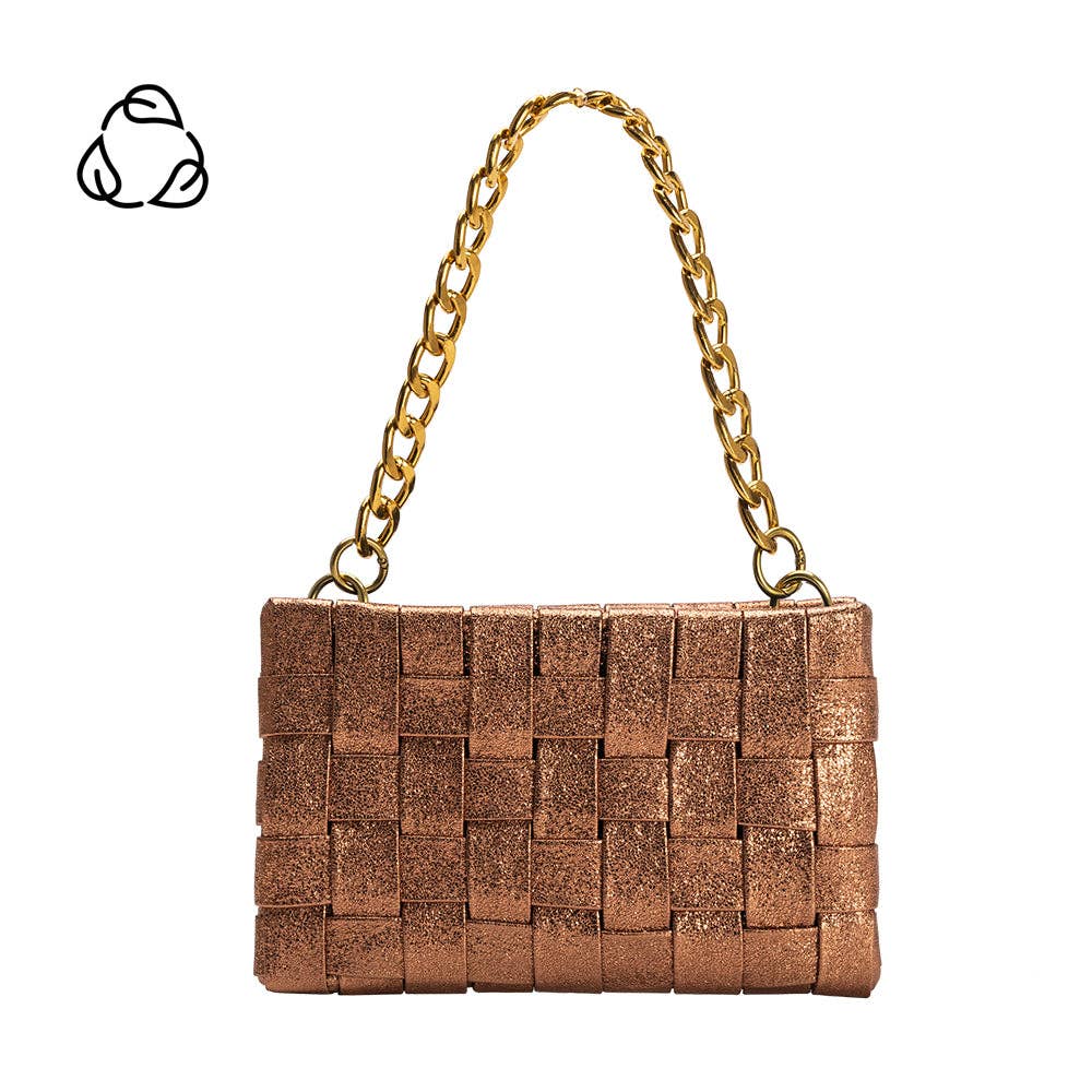 Melie Bianco - Mimie Metallic Recycled Vegan Crossbody Bag