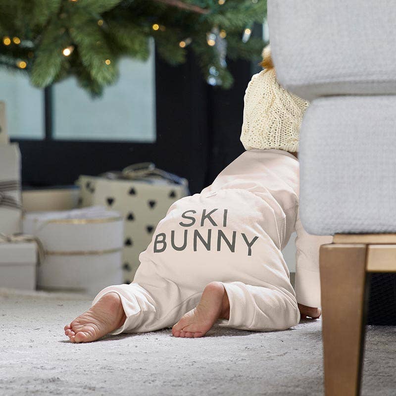 Stephan Baby by Creative Brands - Winter Wonderland Drawstring Pants - Ski Bunny