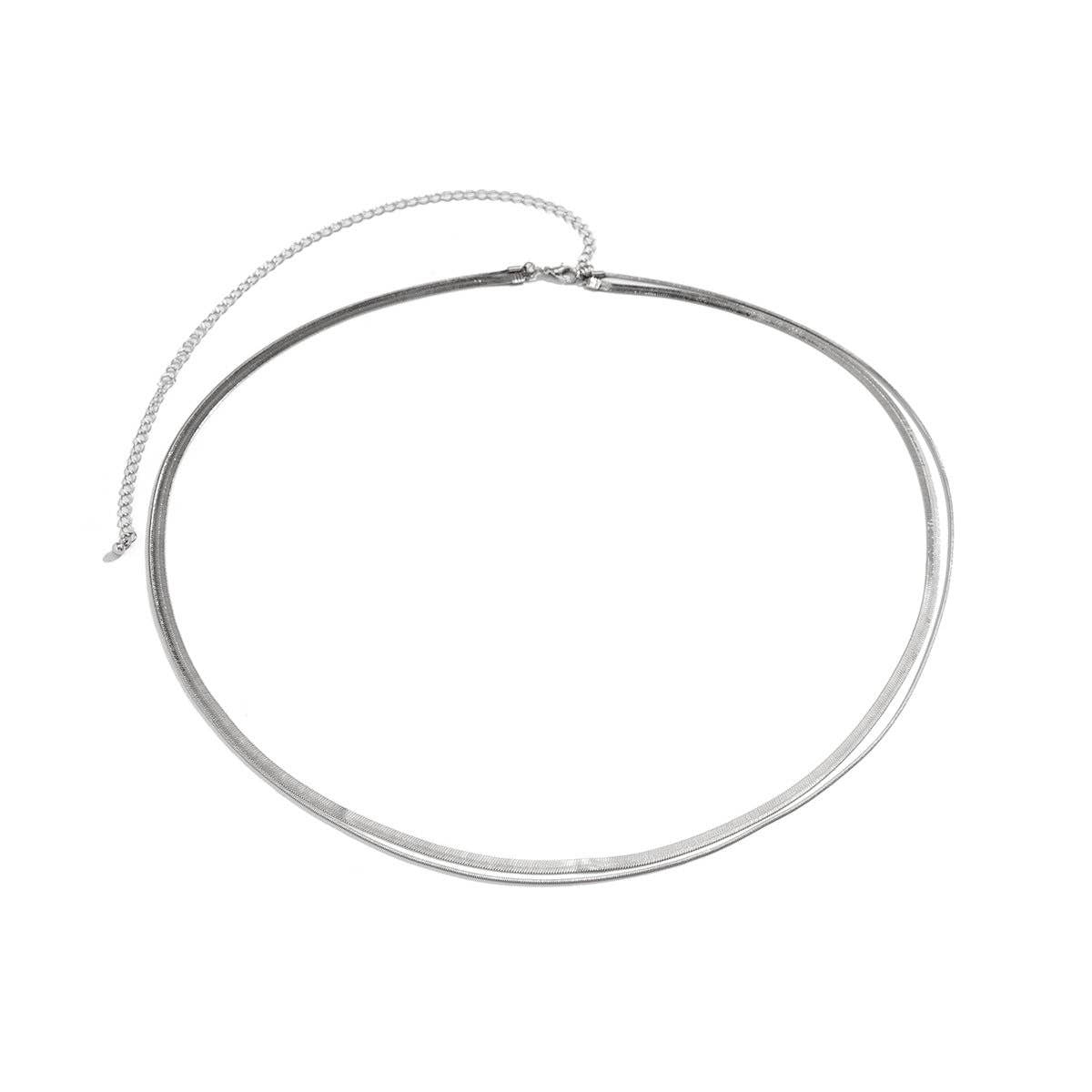 Dipped Shop - Minimalist Double-Layer Snake Waist Chain
