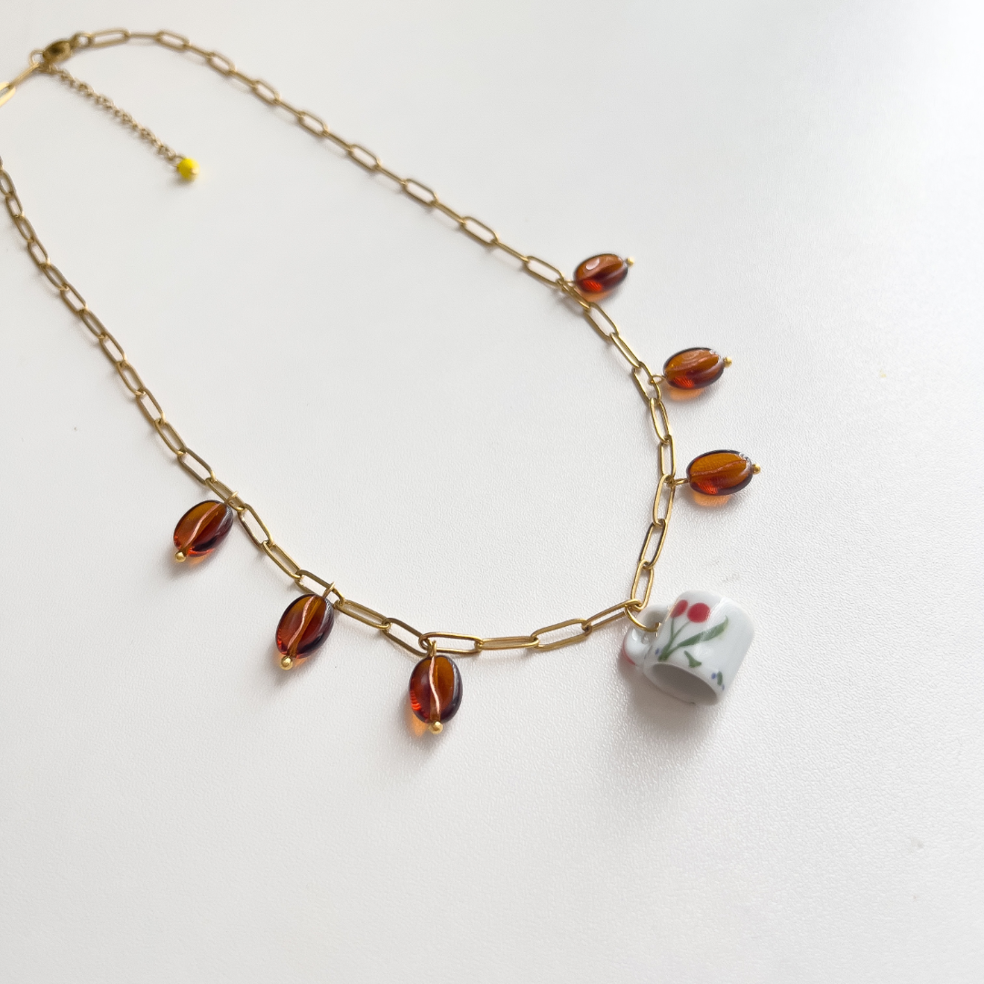 Yellow Dots Studio - Cherry Mug Necklace | Necklace