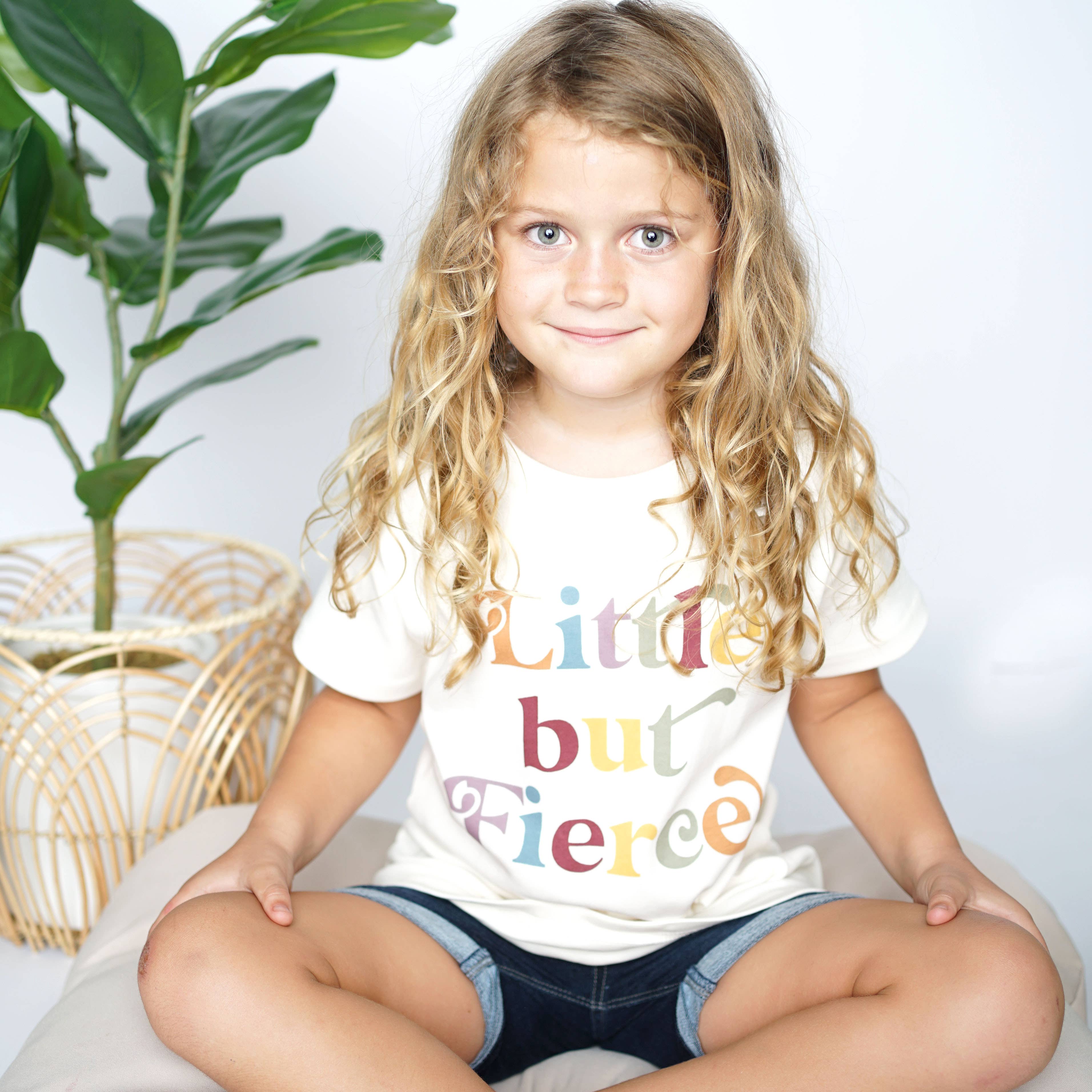 Emerson and Friends - Little but Fierce Kids Cotton Tee Shirt